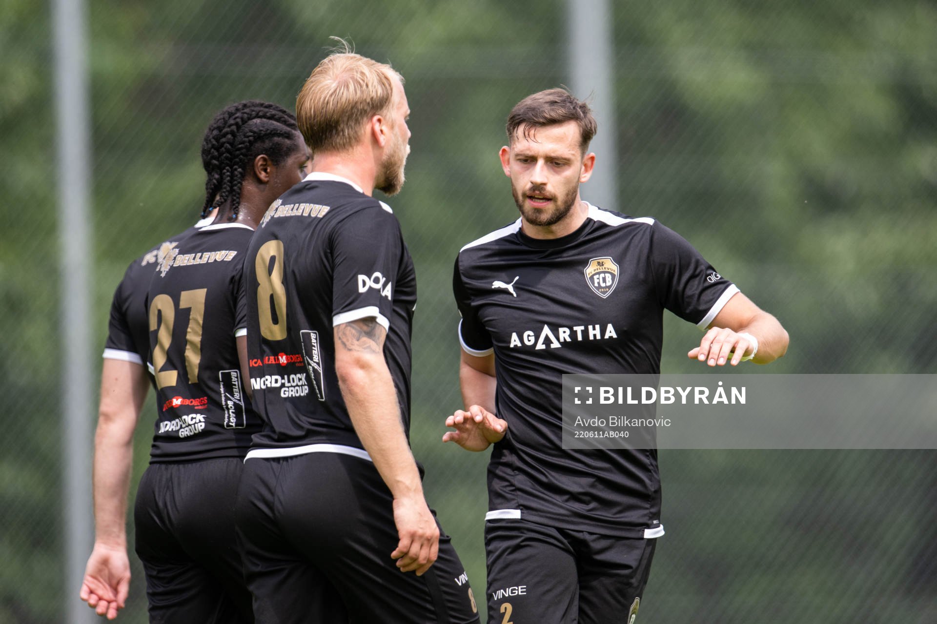 Bellevue Max'Med Omar Mohamed, Kristoffer Jeppsson och