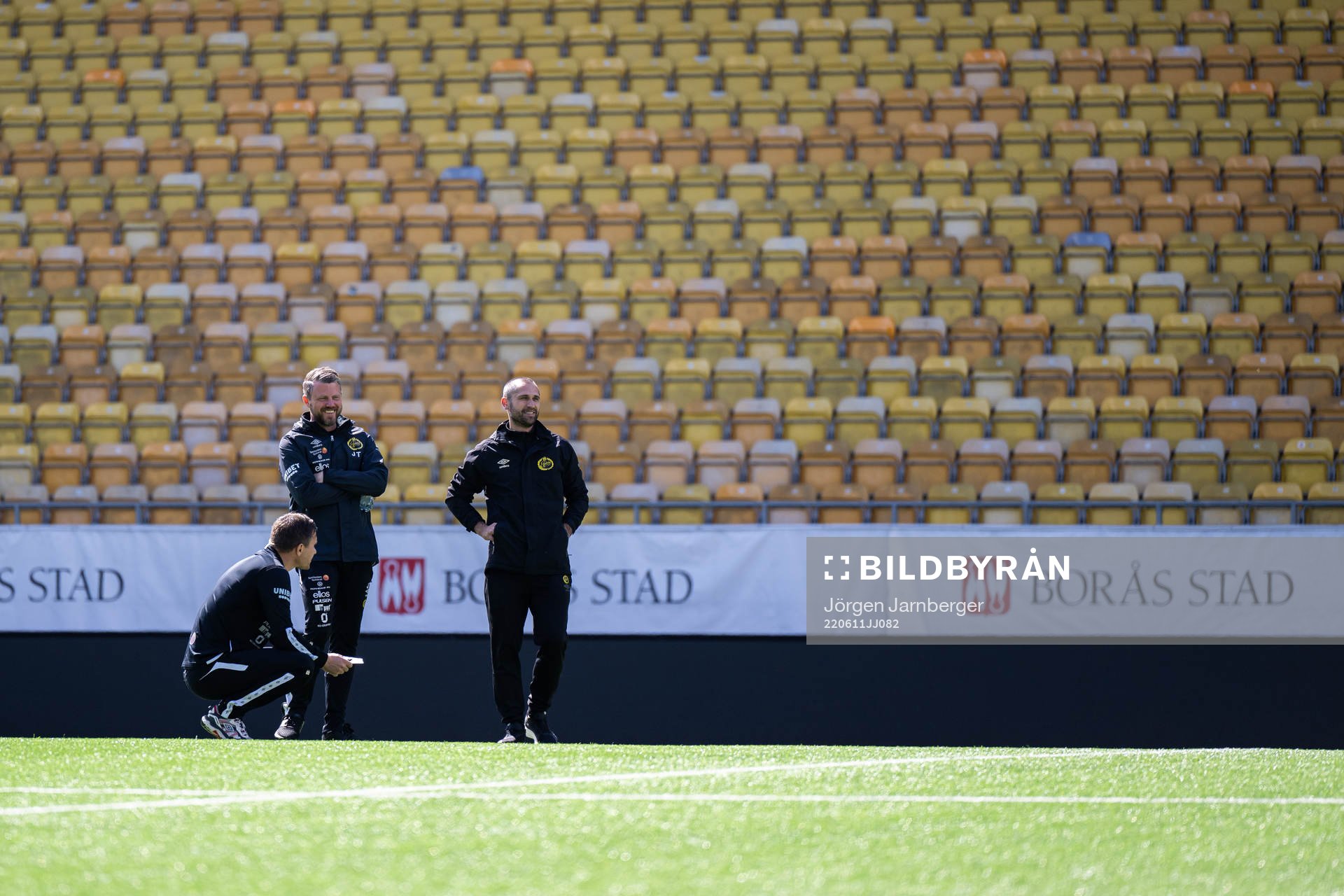 Assisterande tränare Christer Persson, manager Jimmy