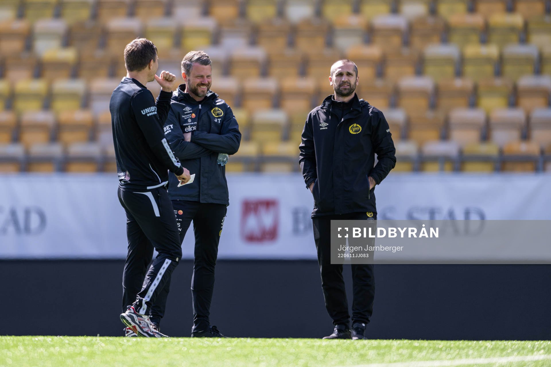 Assisterande tränare Christer Persson, manager Jimmy