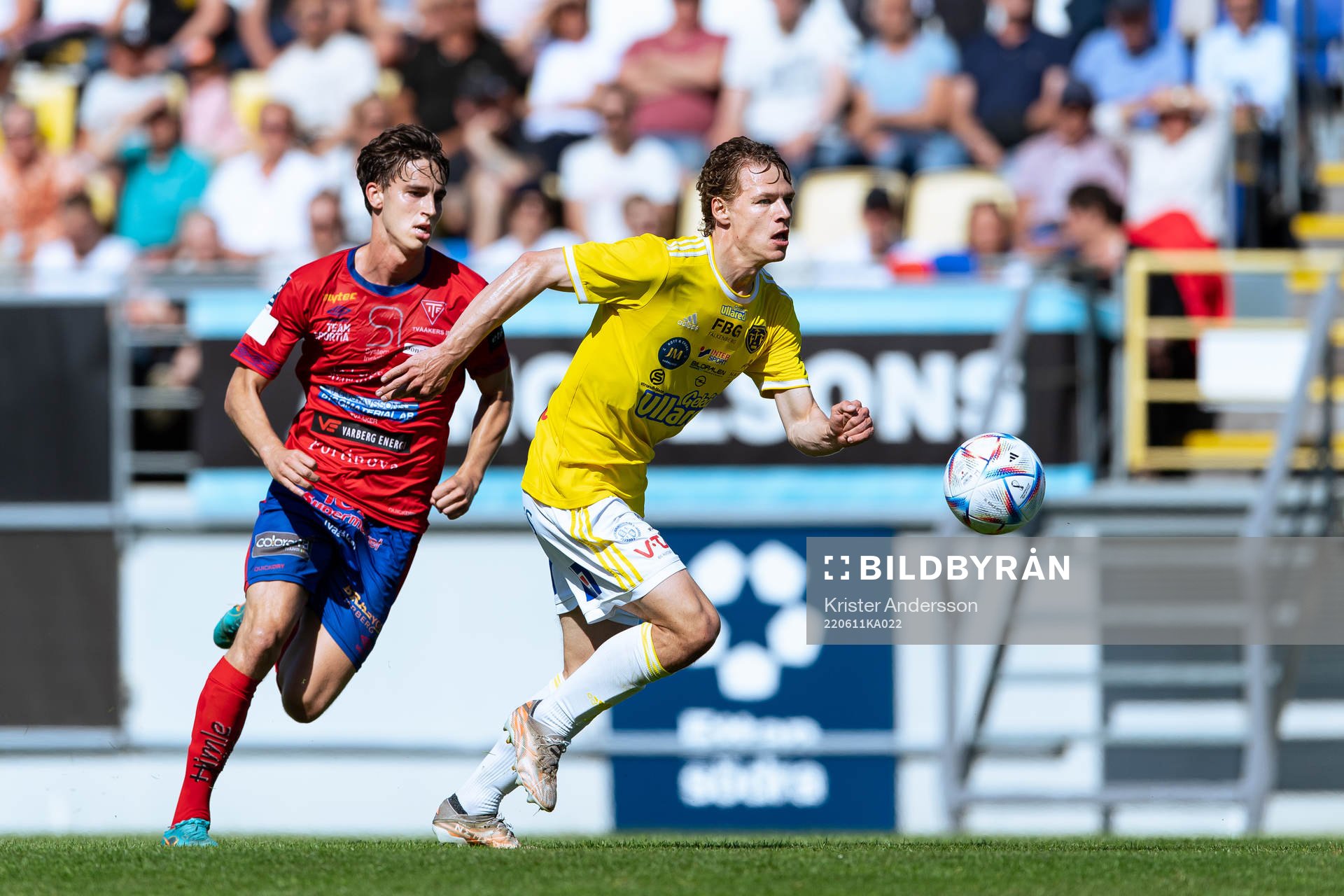 Tvååkers Marcus Jönsson och Falkenbergs Melker Nilsson