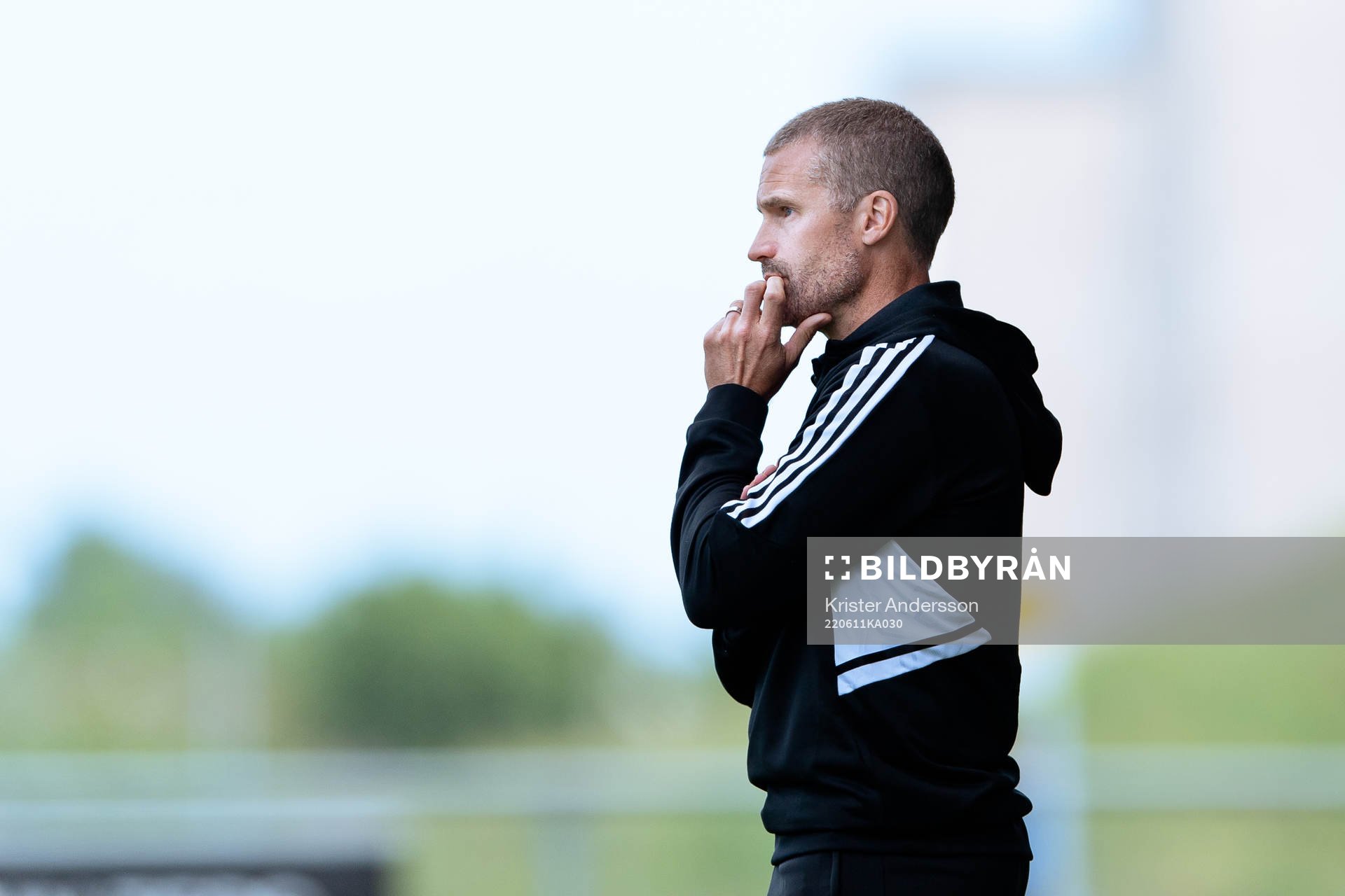 Falkenbergs tränare Christoffer Andersson