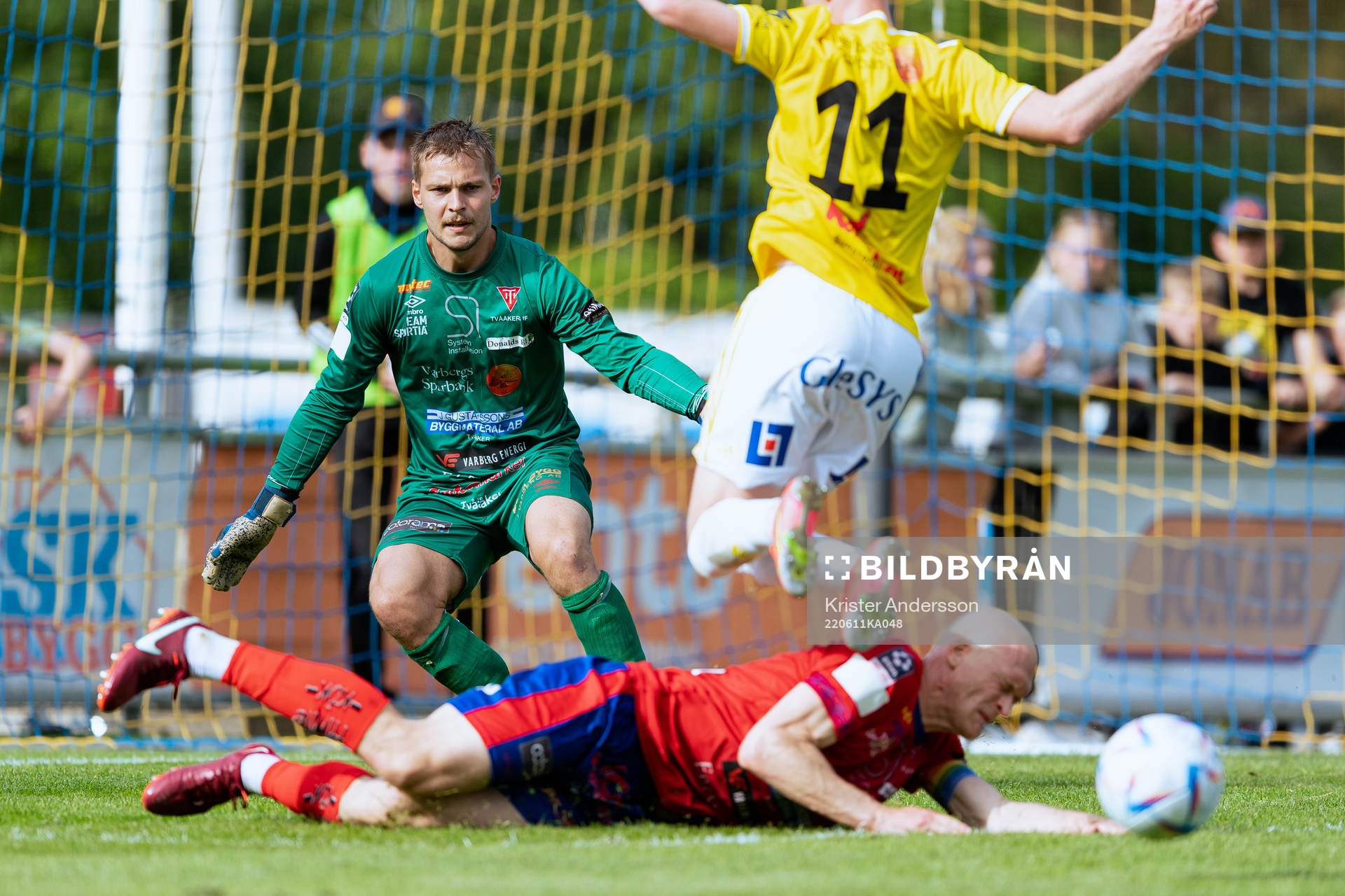 Tvååkers målvakt Anton Andersson