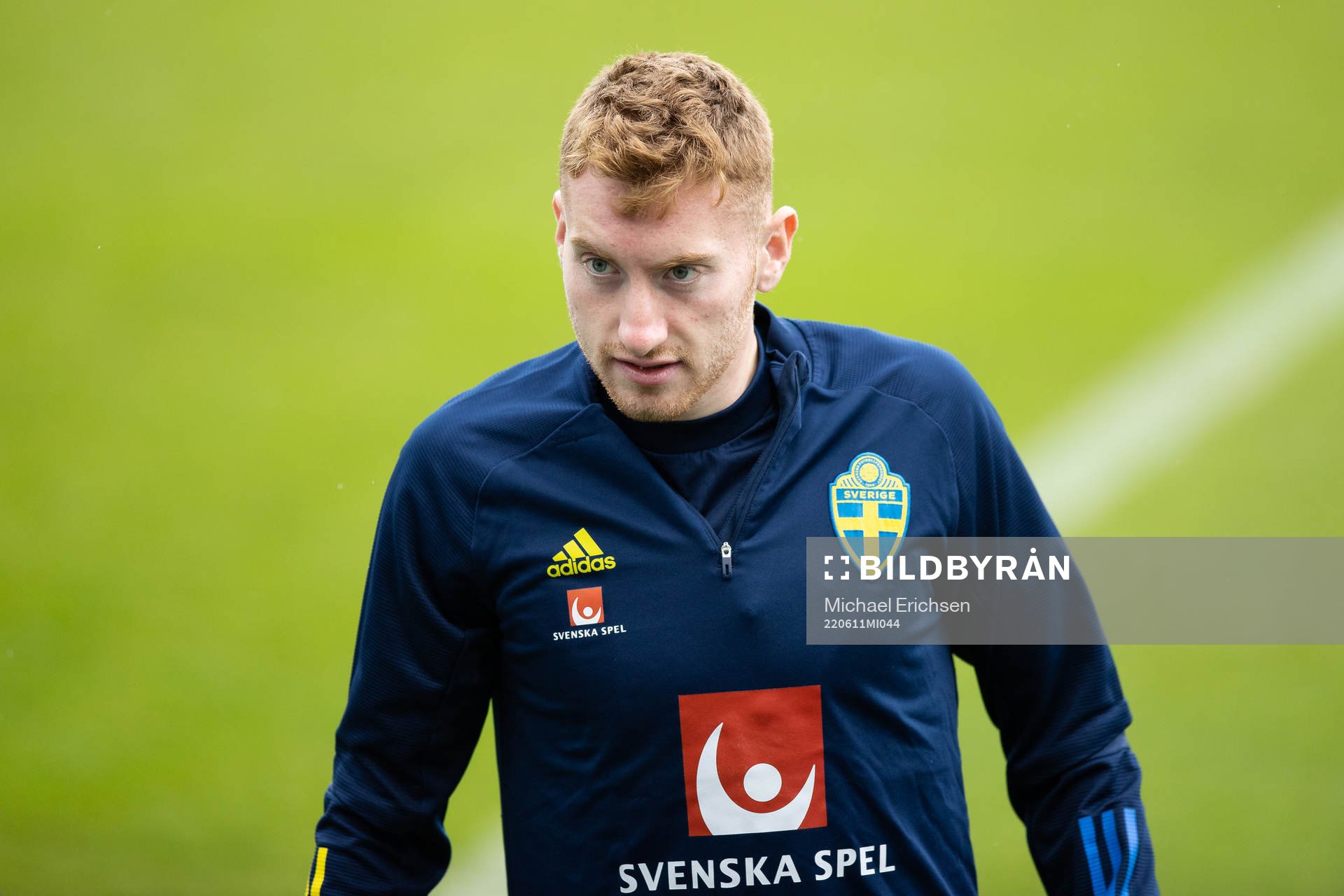 Dejan Kulusevski of the Swedish national football team