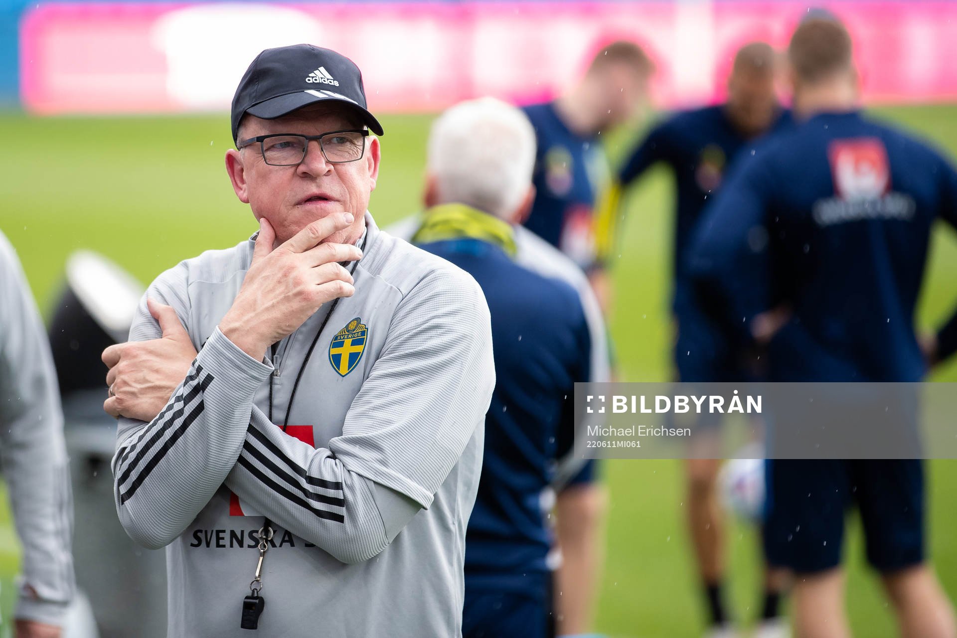 Head coach Janne Andersson of the Swedish national football