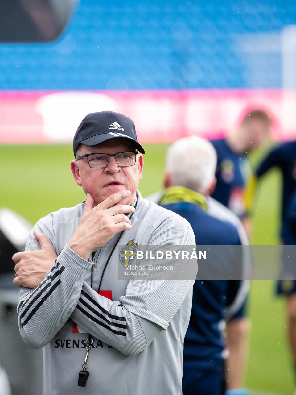 Head coach Janne Andersson of the Swedish national football