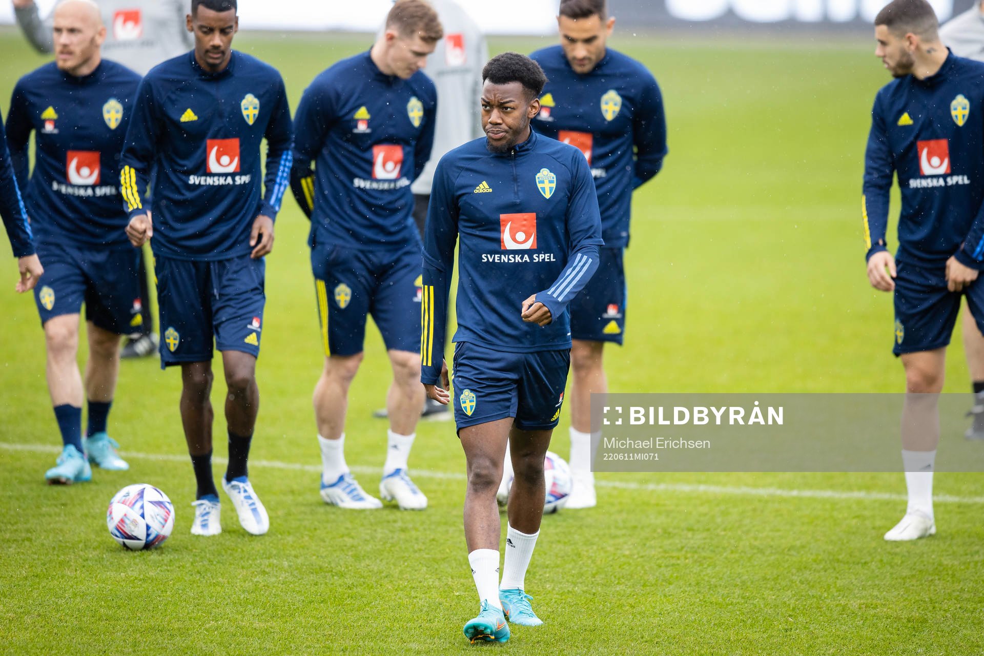 Anthony Elanga of the Swedish national football team