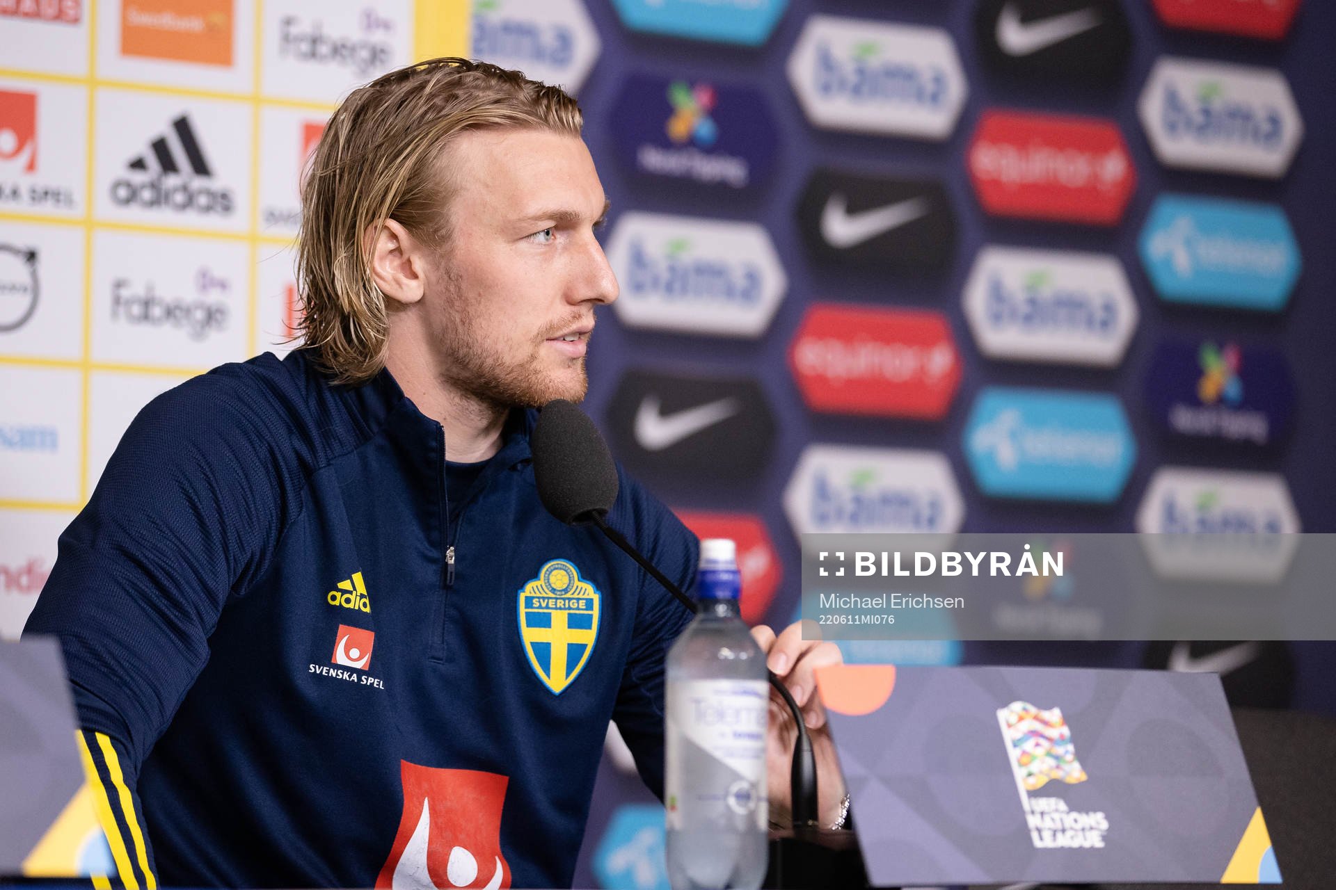 Emil Forsberg of the Swedish national football team