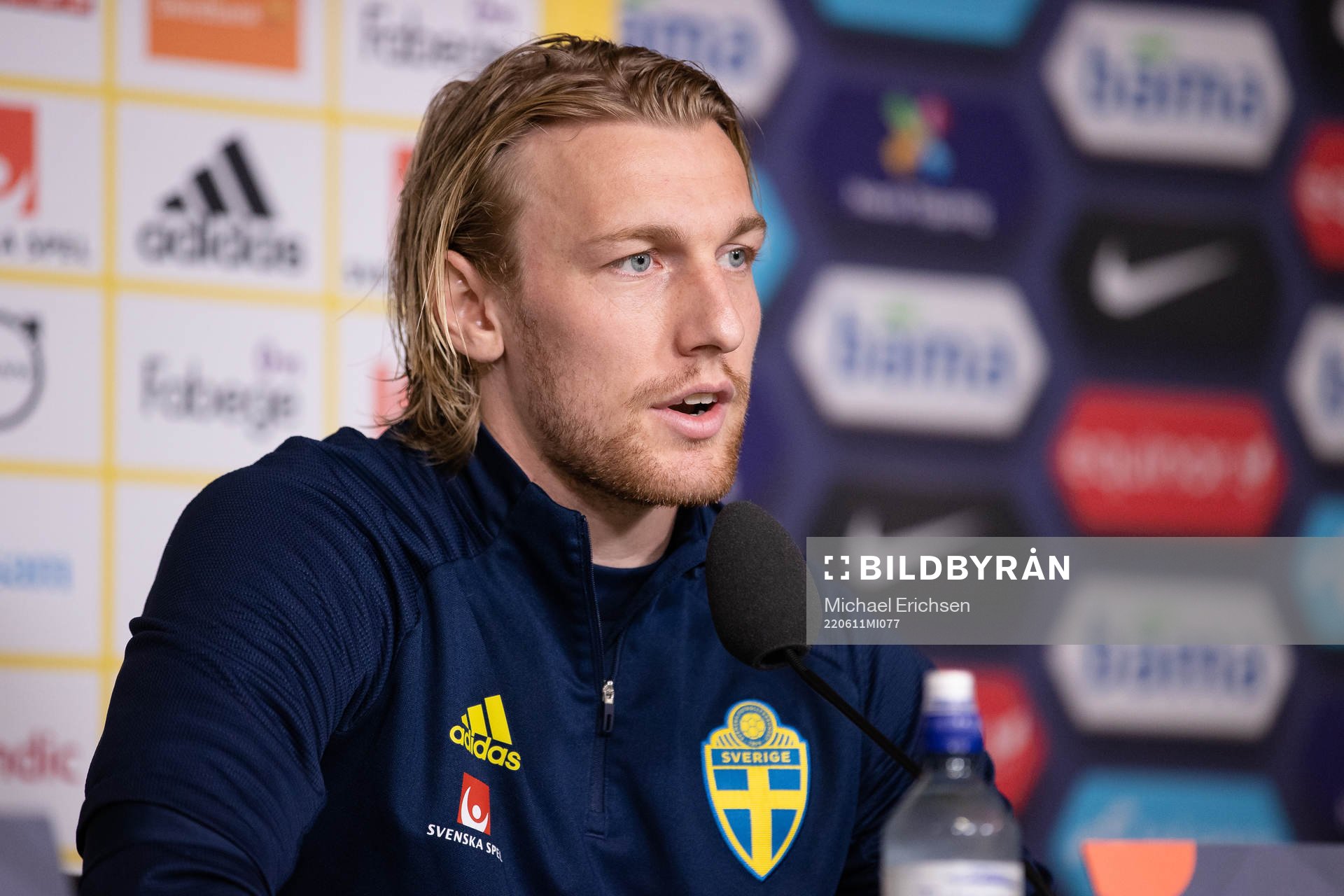 Emil Forsberg of the Swedish national football team