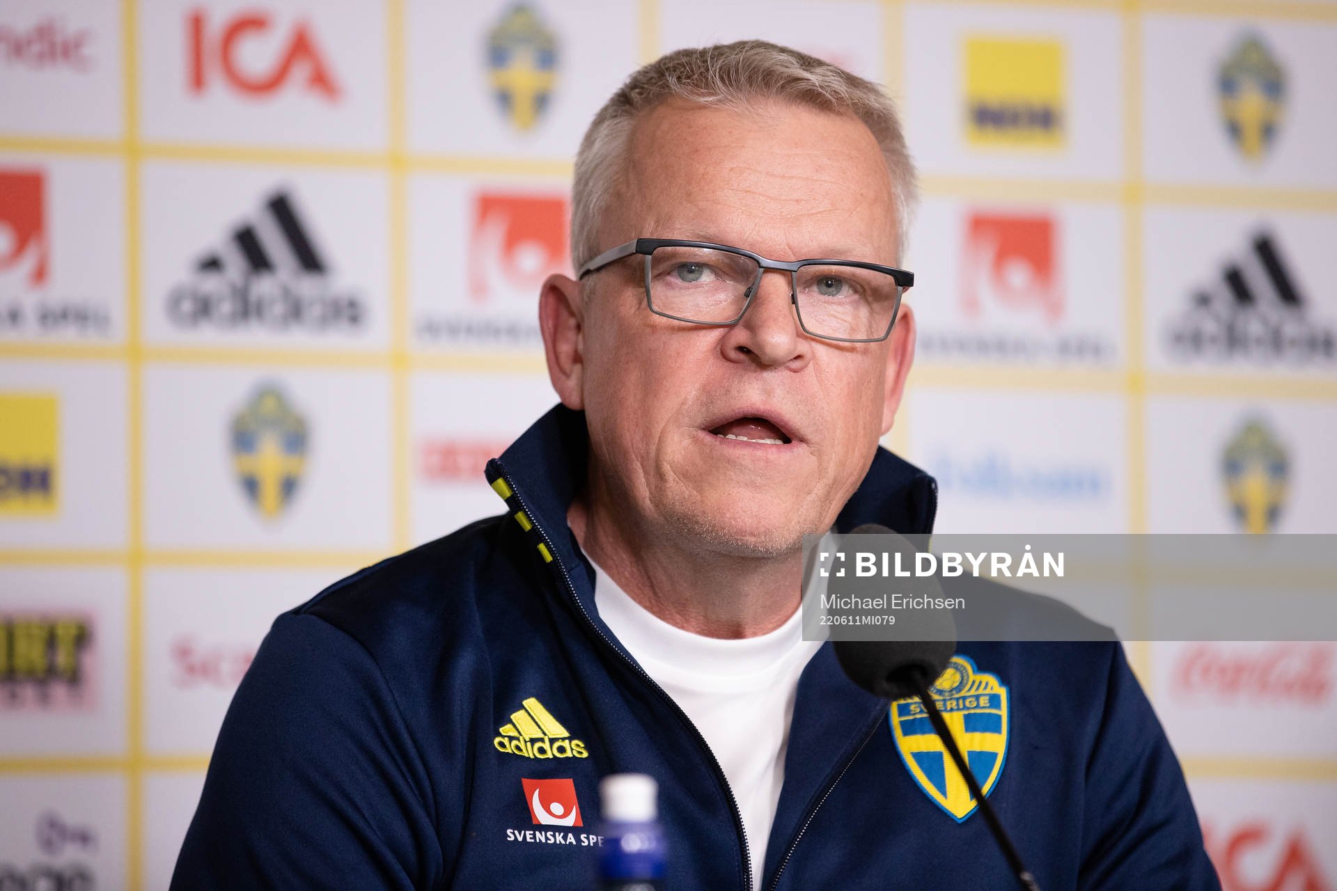 Head coach Janne Andersson of the Swedish national football