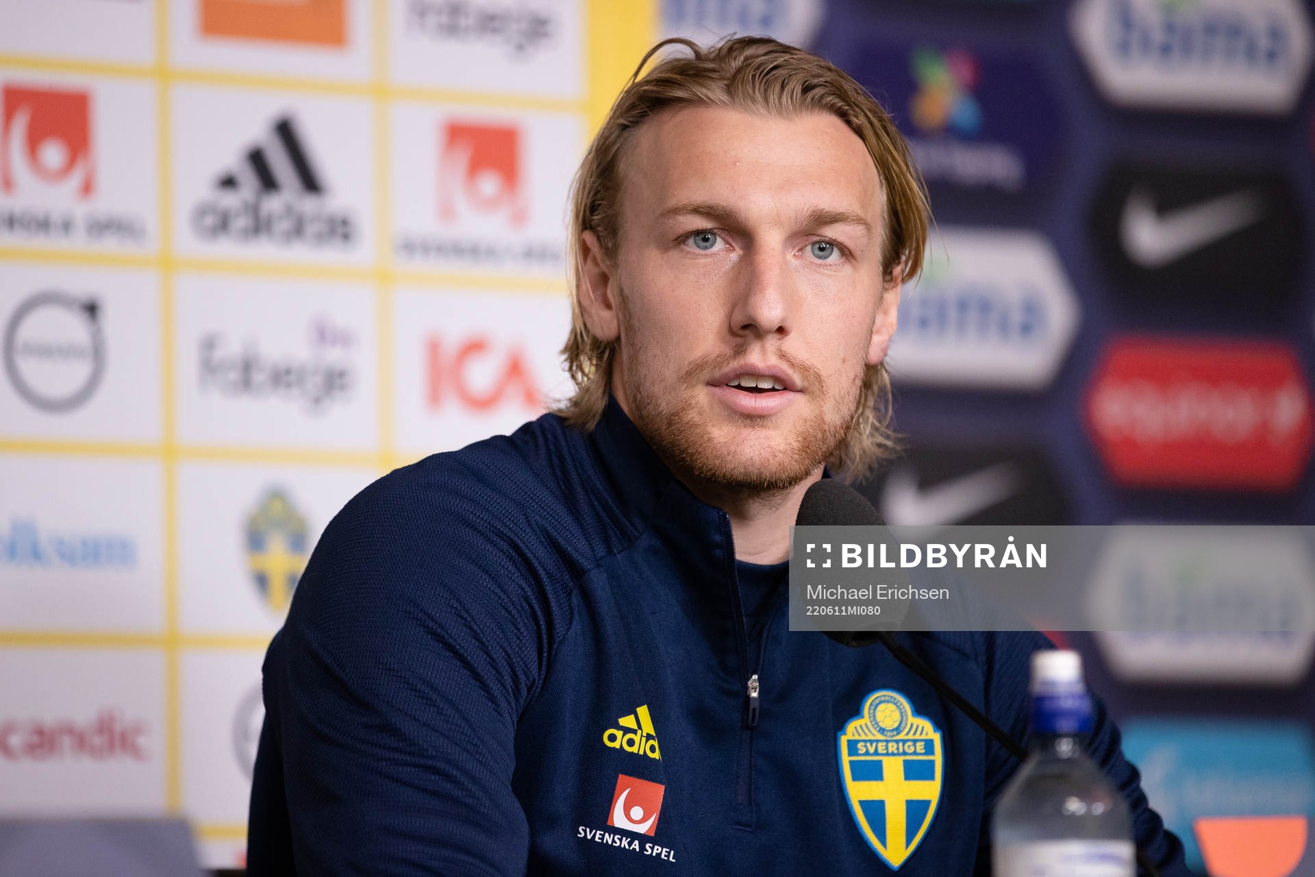 Emil Forsberg of the Swedish national football team