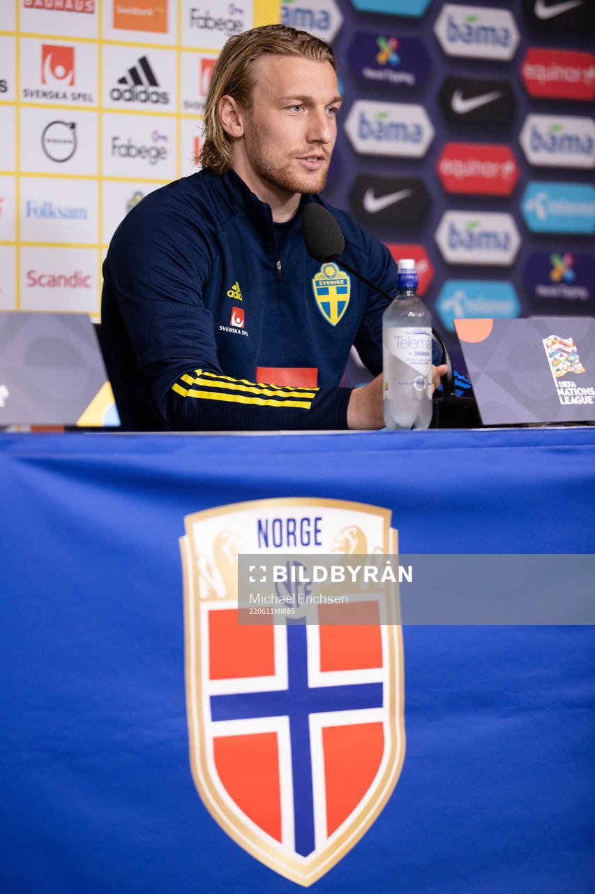 Emil Forsberg of the Swedish national football team