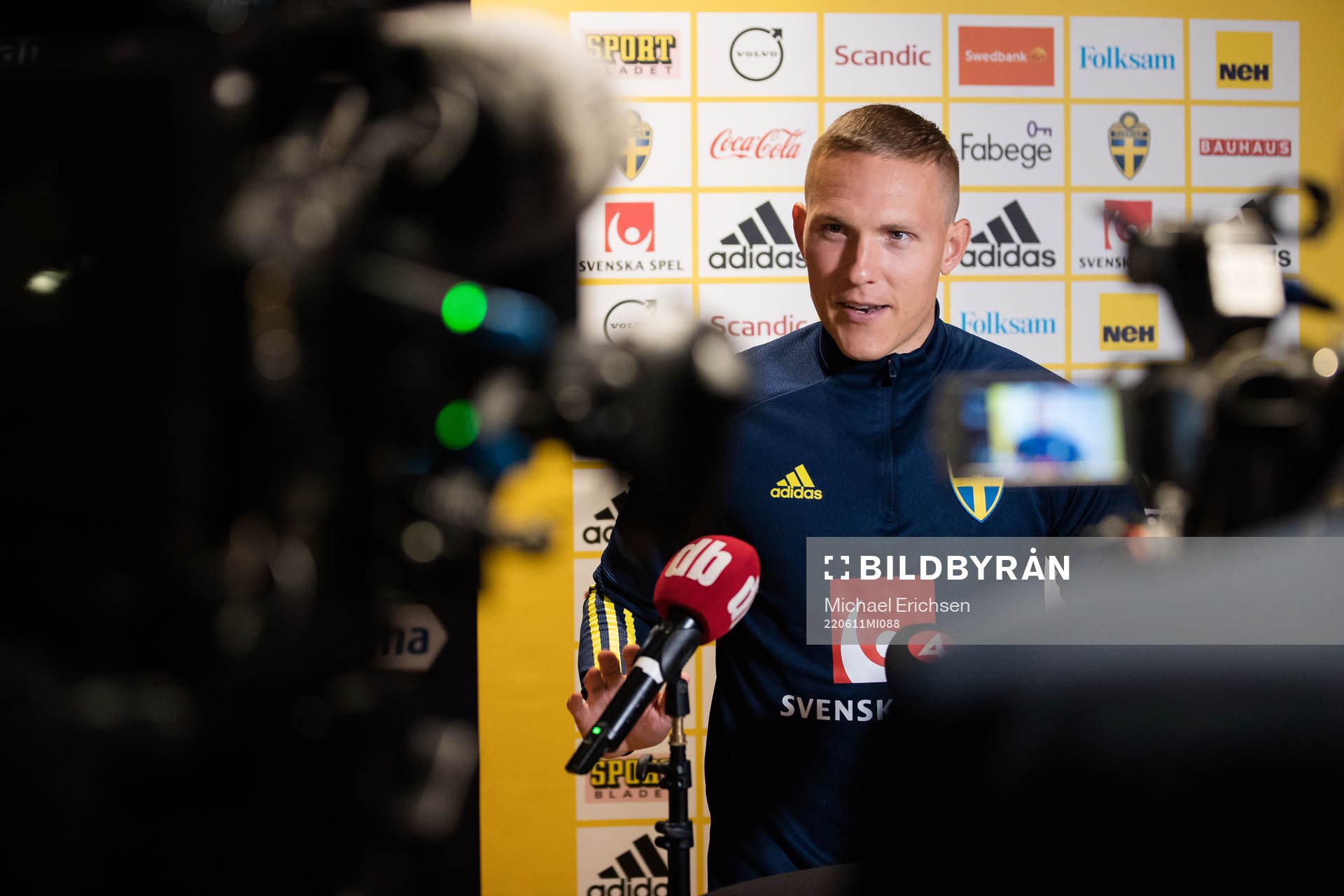 Ludwig Augustinsson of the Swedish national football team