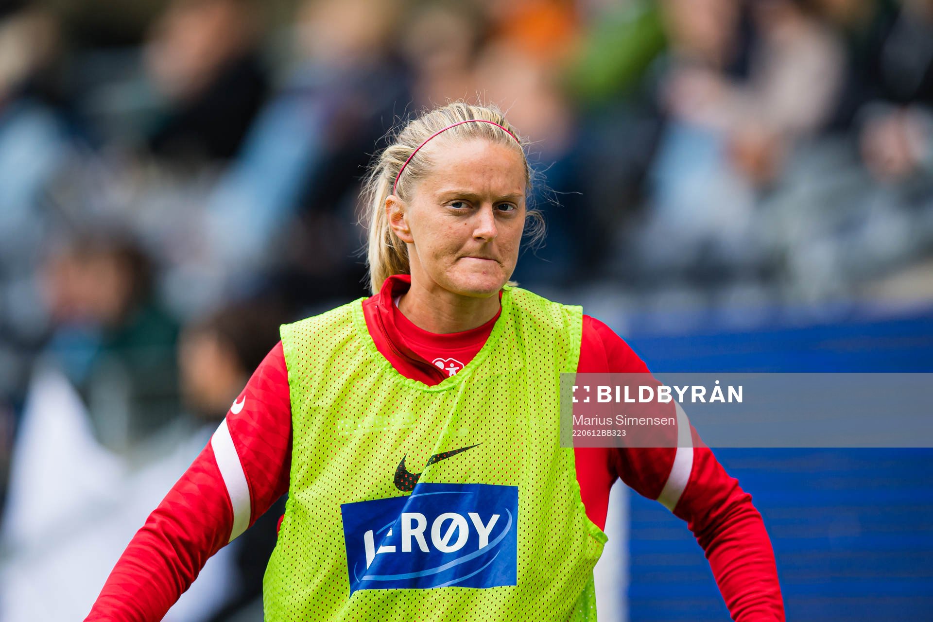 Maria Dybwad Brochmann of Brann warms up