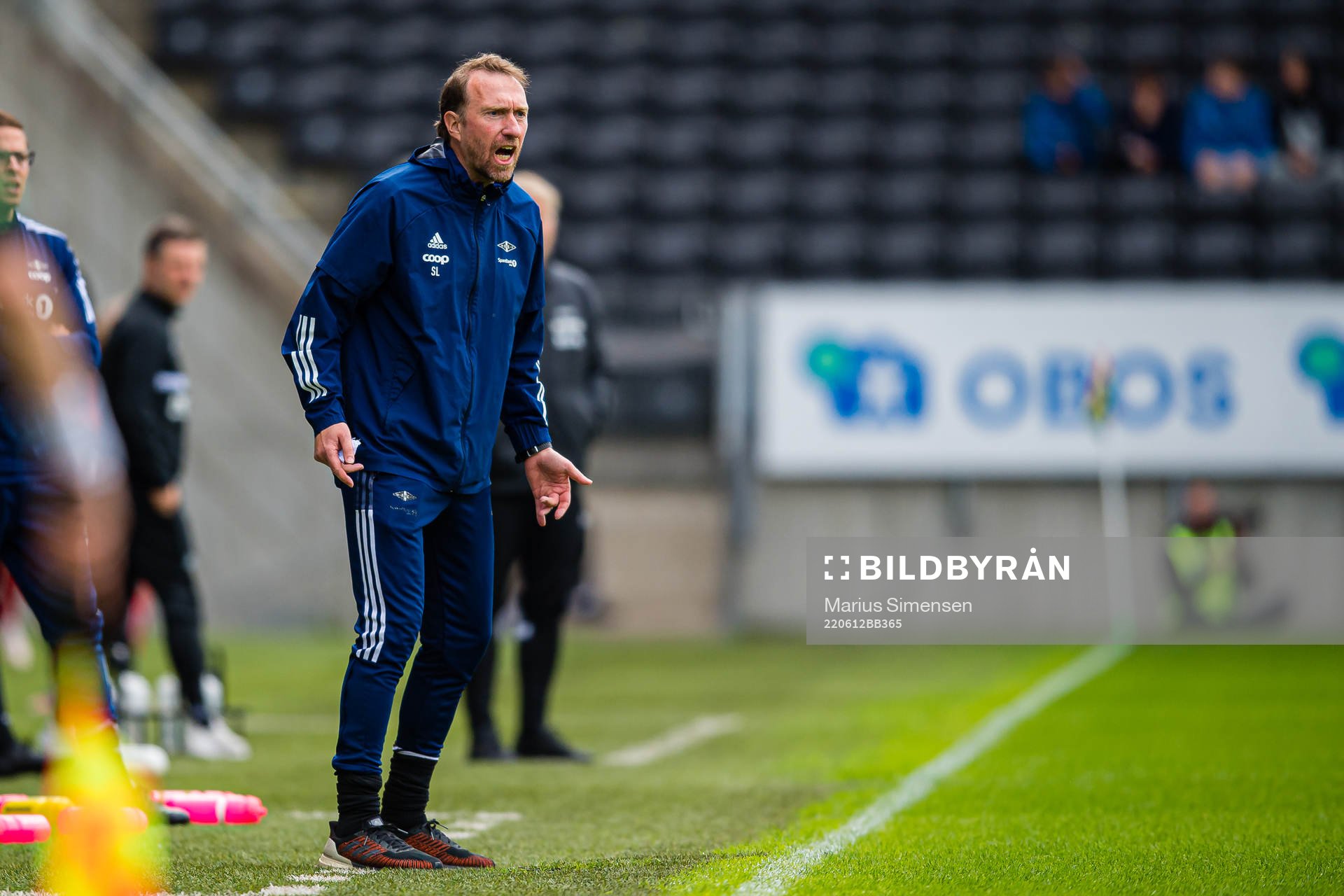 Steinar Lein, head coach of Rosenborg, during the Toppserien football match between Rosenborg and Brann on June 12, 2022 in Trondheim.