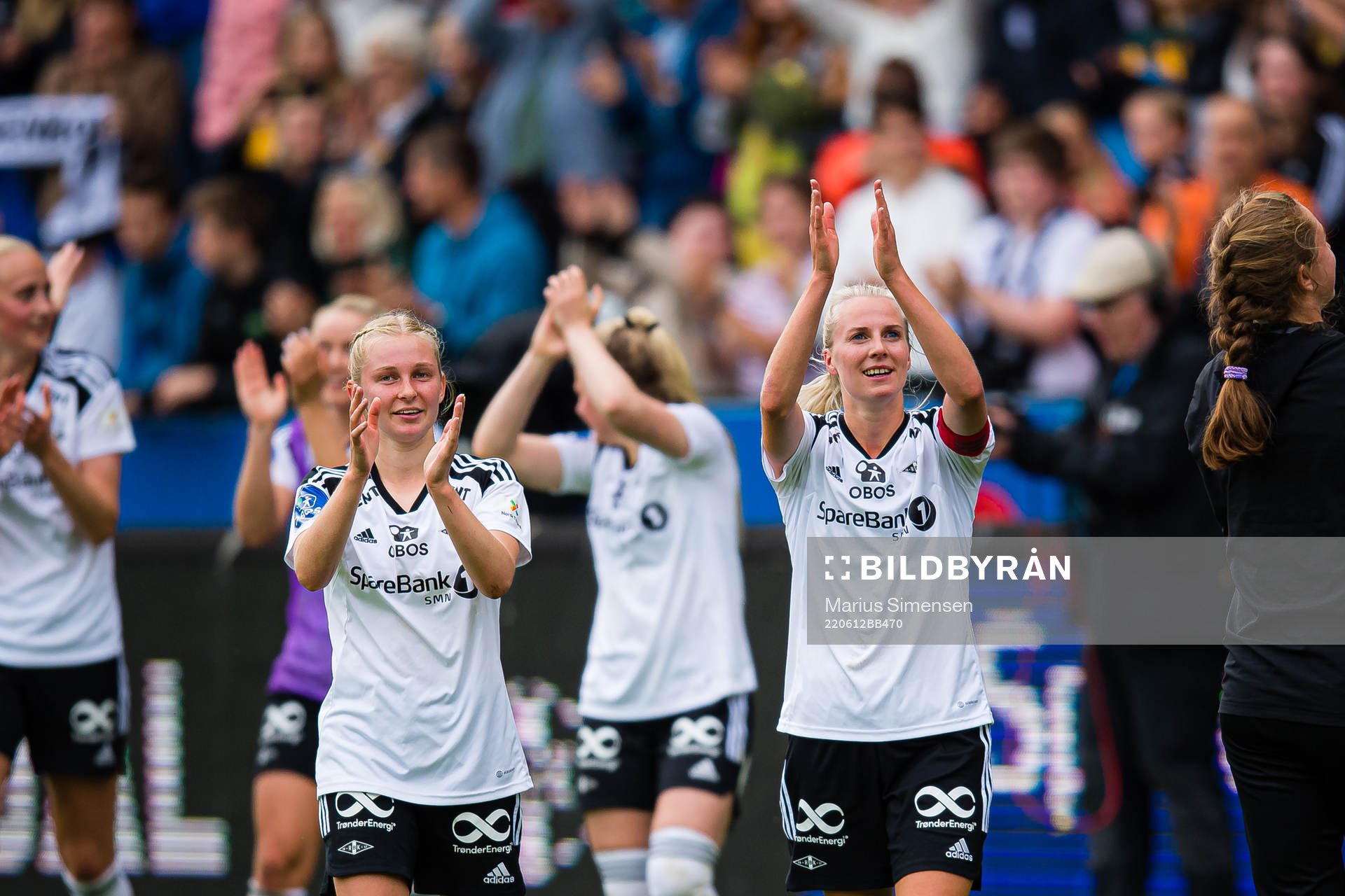 Emilie Marie Joramo and Mali Lilleås Næss of Rosenborg