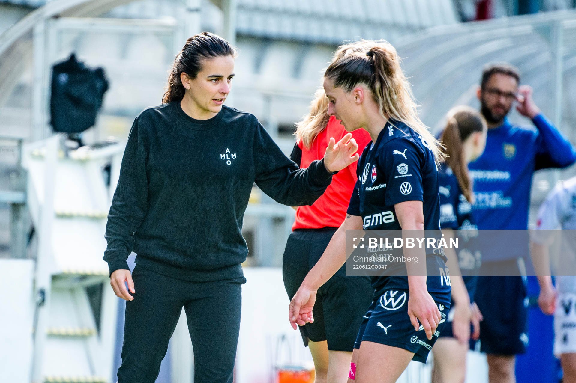 Rosengårds tränare Renee Slegers och Jelena Cankovic