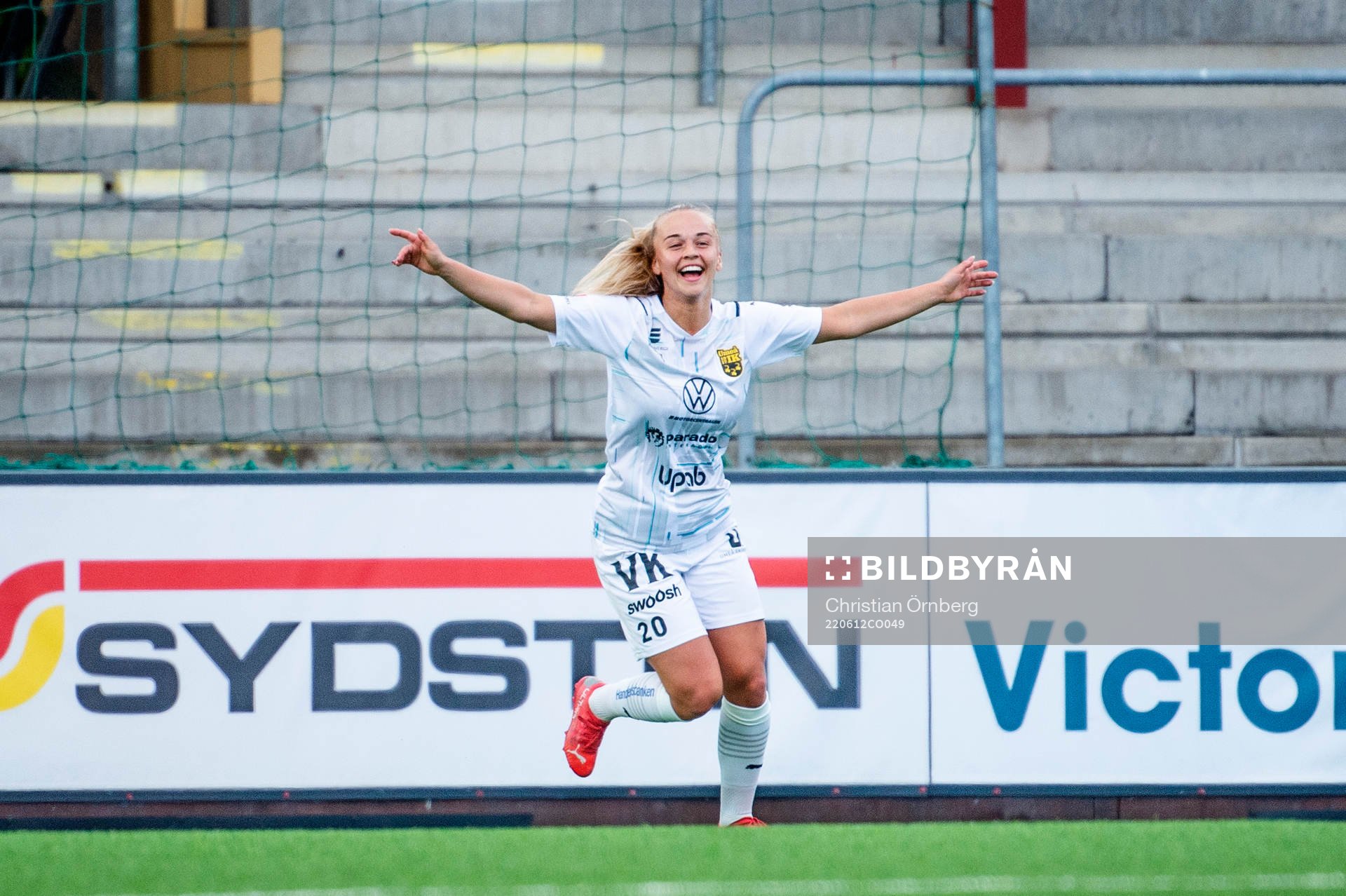Umeås Villemo Dahlqvist jublar