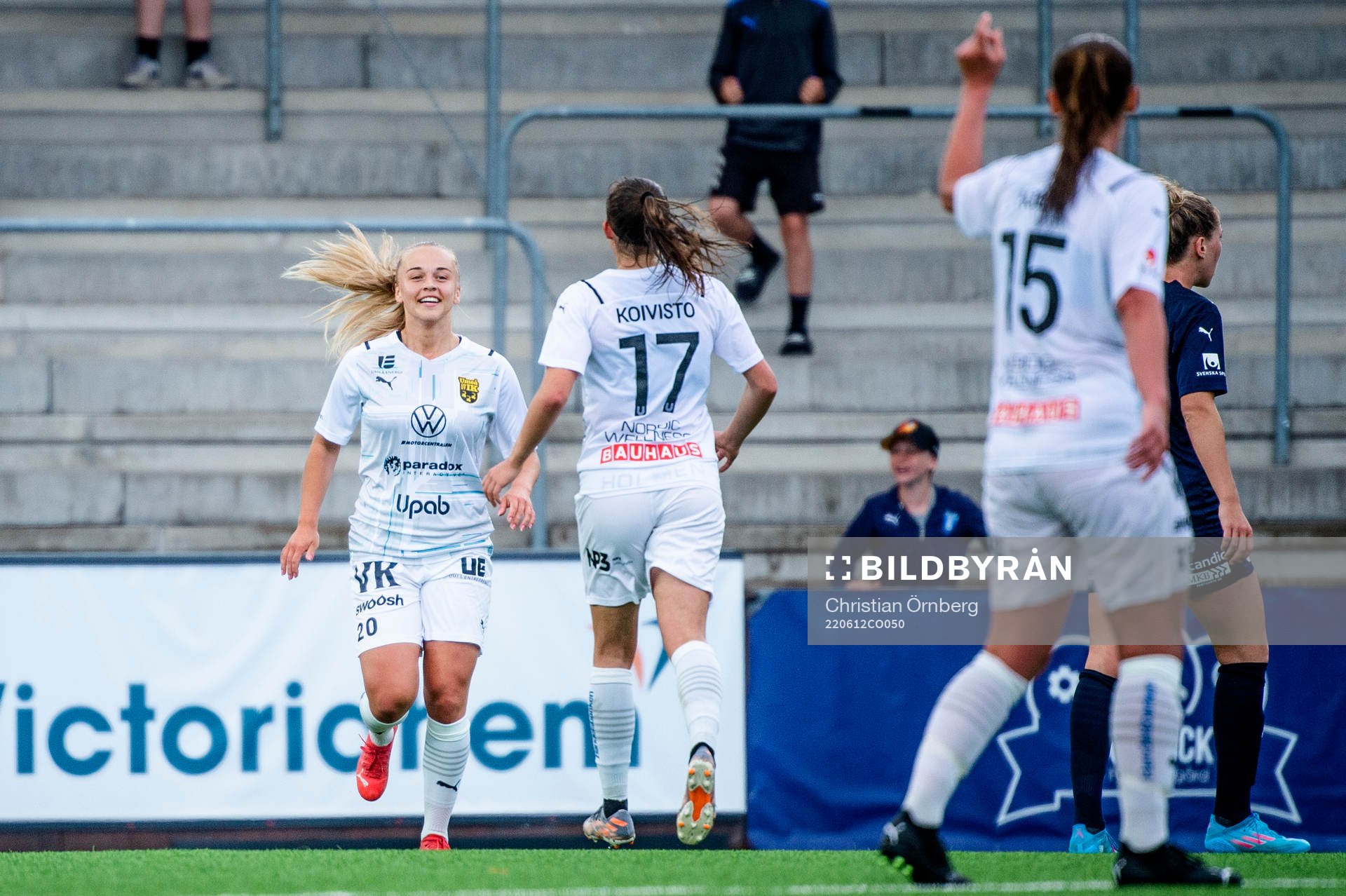 Umeås Villemo Dahlqvist jublar