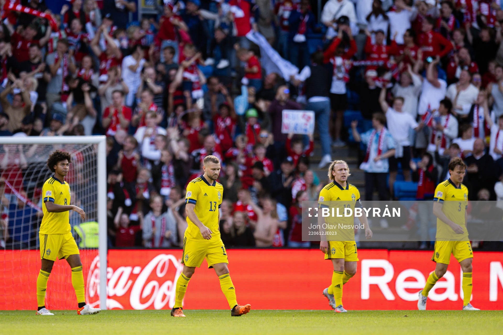 Jens Cajuste , Jesper Karlström ,, Emil Forsberg and