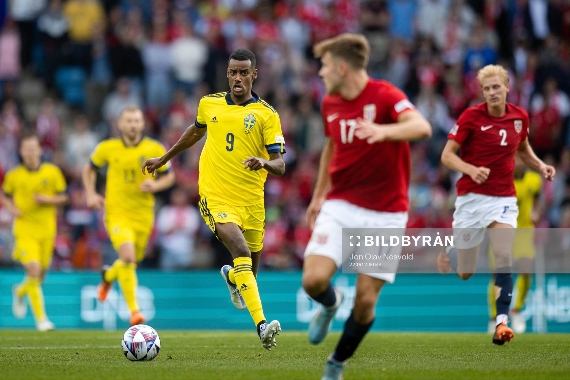 Alexander Isak of Sweden