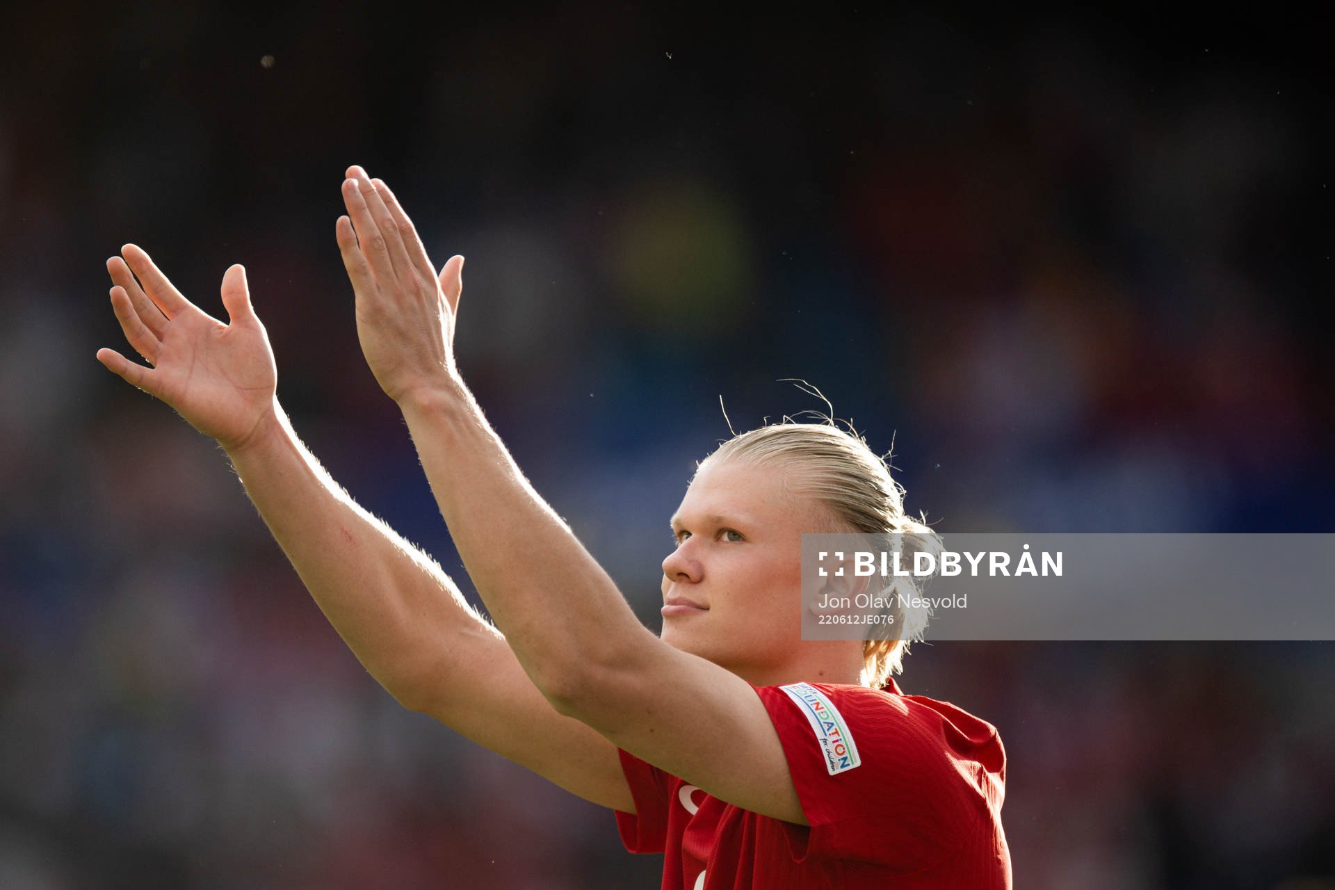 Erling Braut Haaland of Norway celebrates