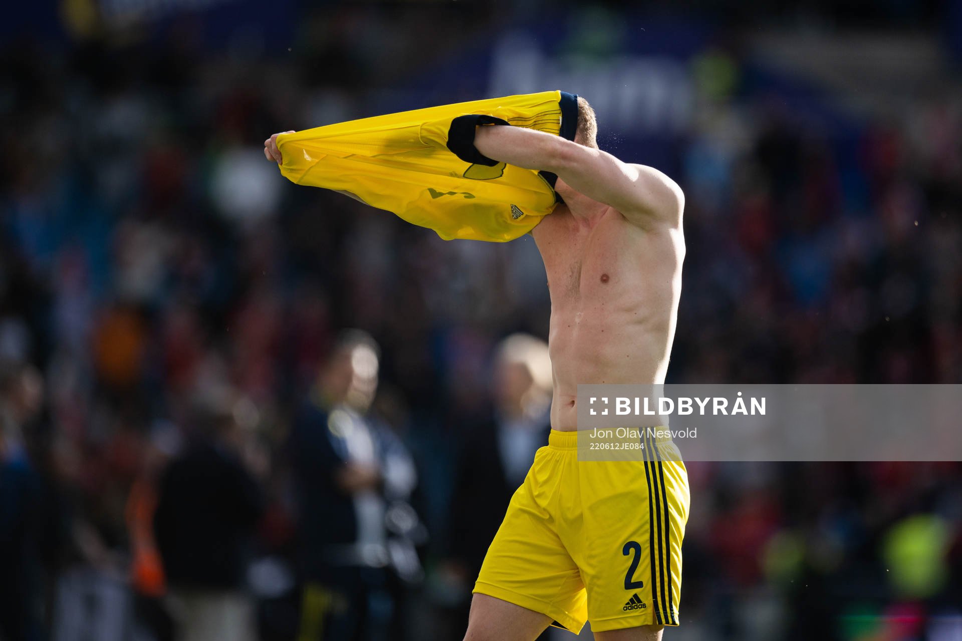 Emil Krafth of Sweden looks dejected