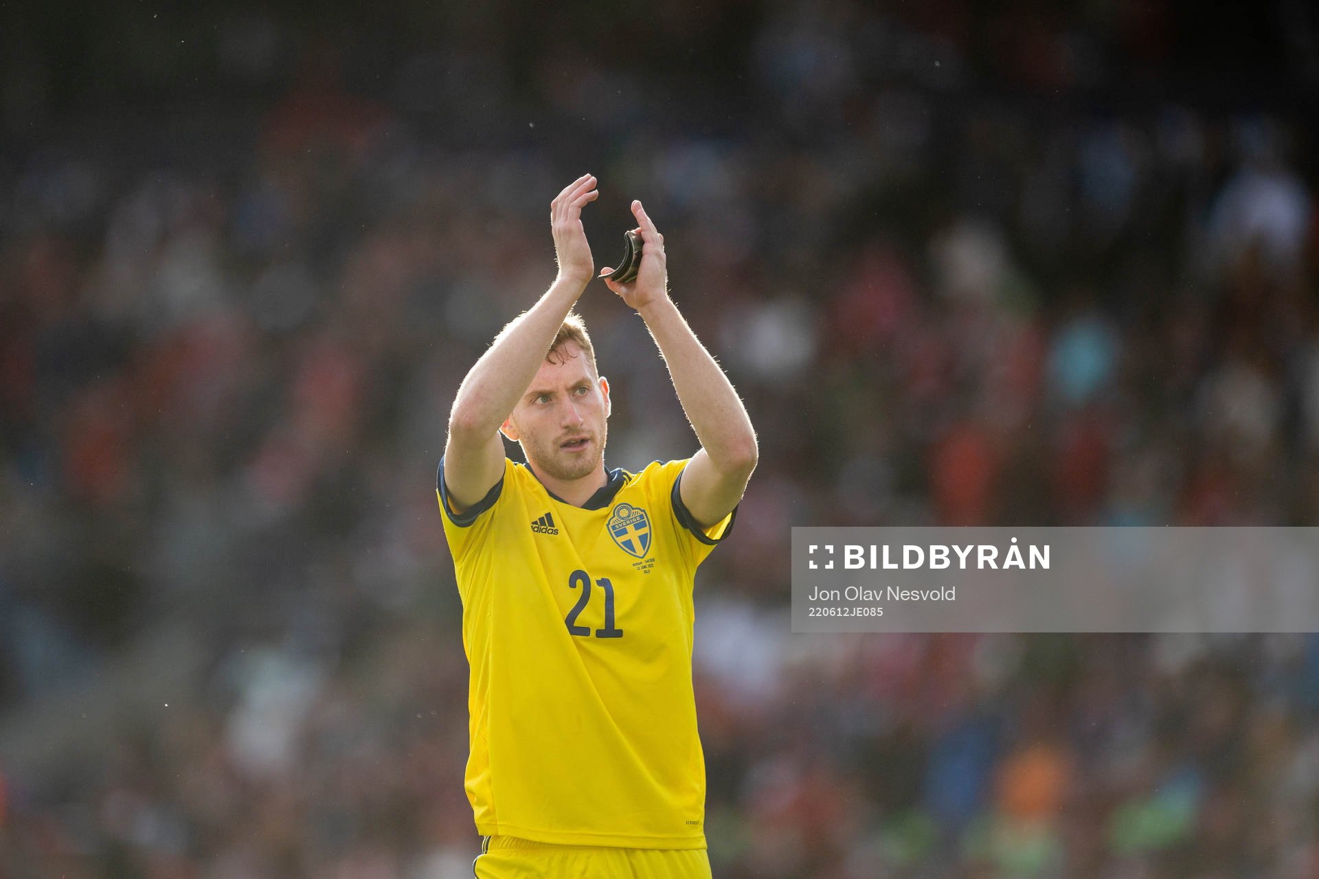 Dejan Kulusevski of Sweden looks dejected
