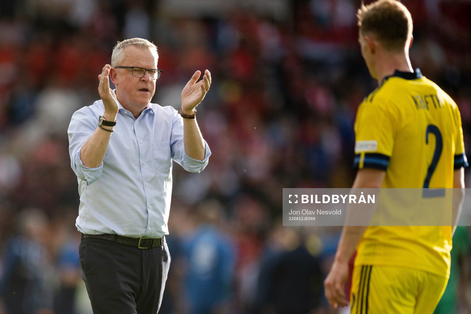 Head coach Janne Andersson of Sweden
