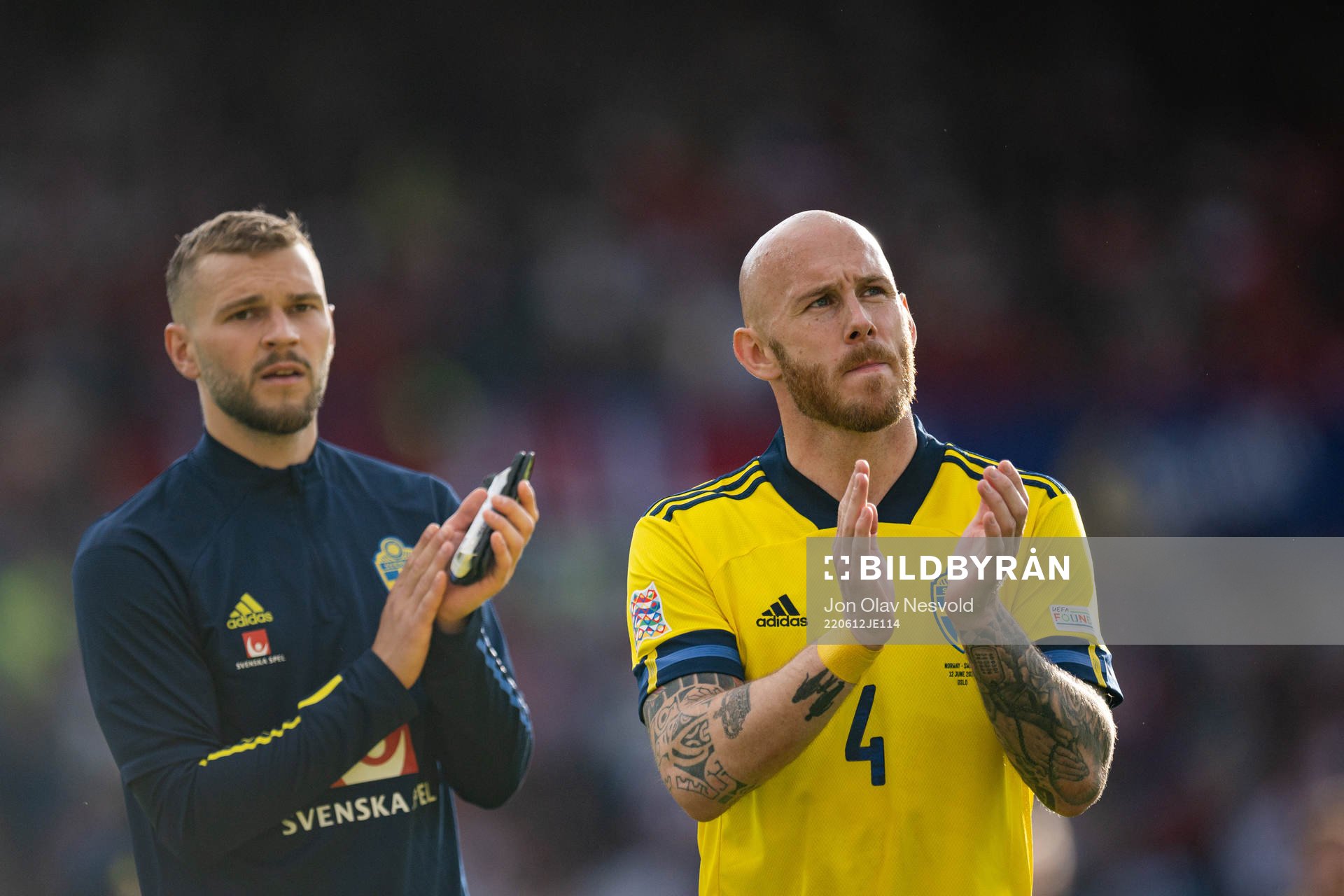 Jesper Karlström and Magnus Eriksson of Sweden