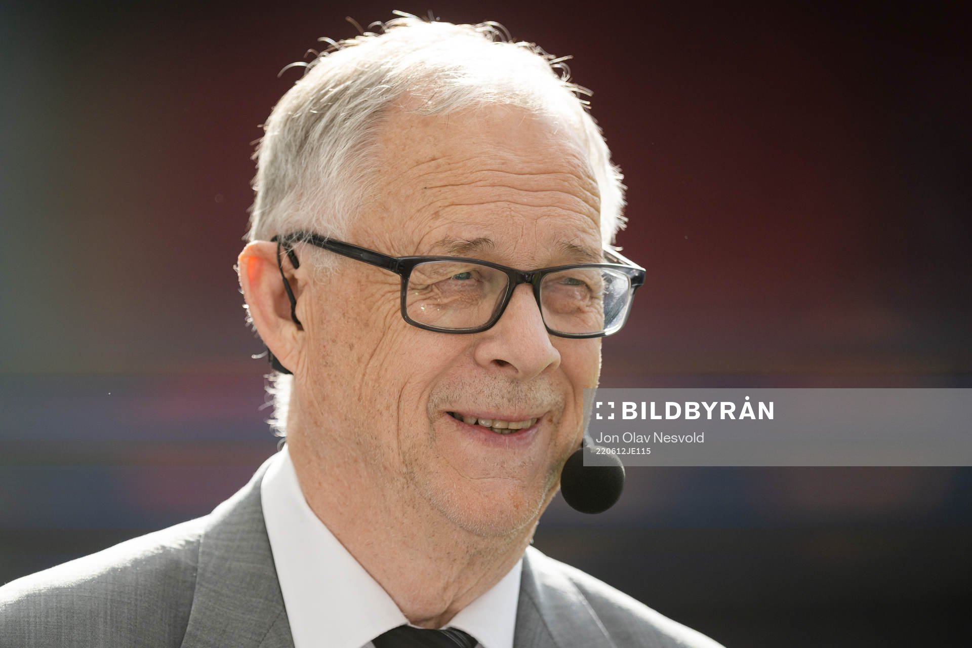 Lars Lagerbäck ahead of the Nations League football match between Norway and Sweden on June 12, 2022 in Oslo. 