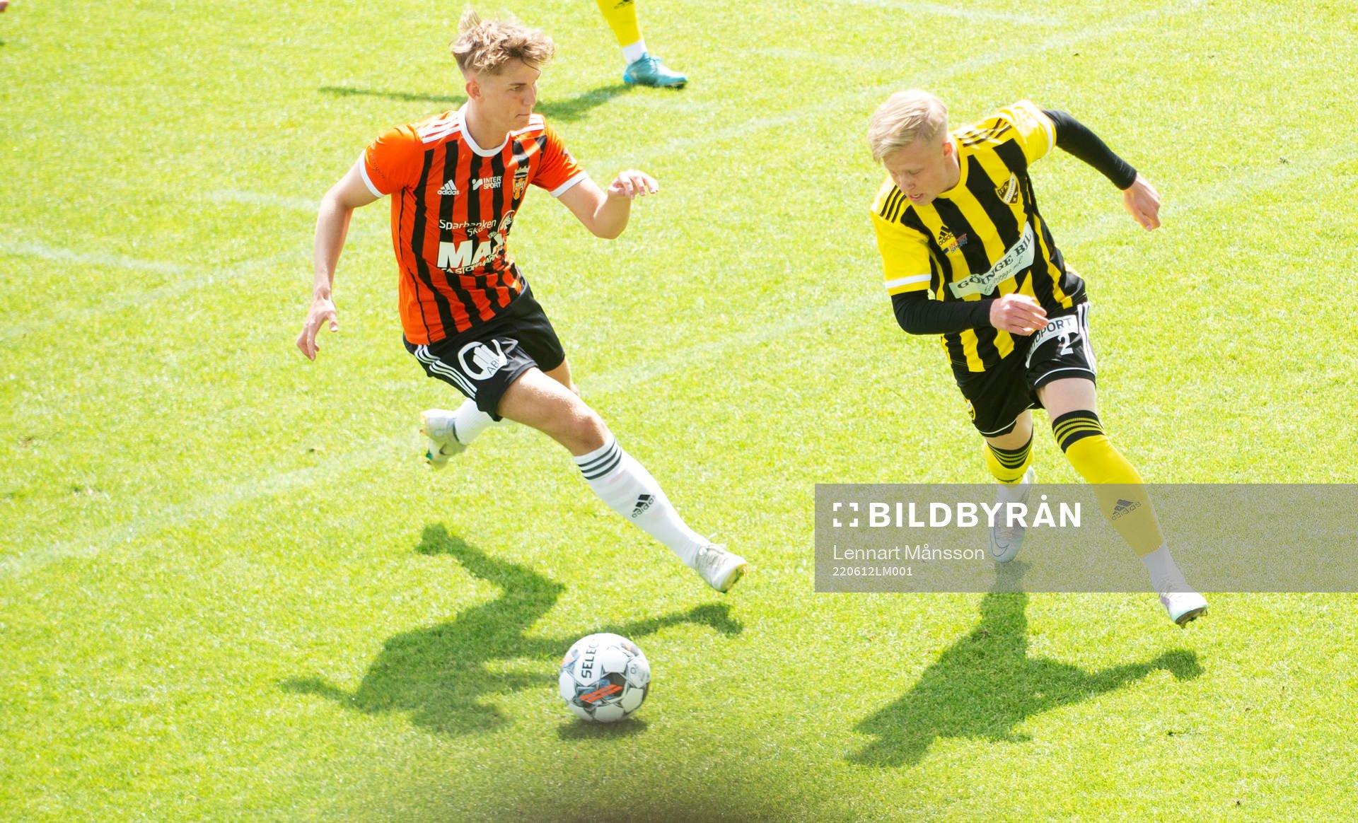 IFK Hässleholms Wictor Willseus i matchen i div. 2 Södra