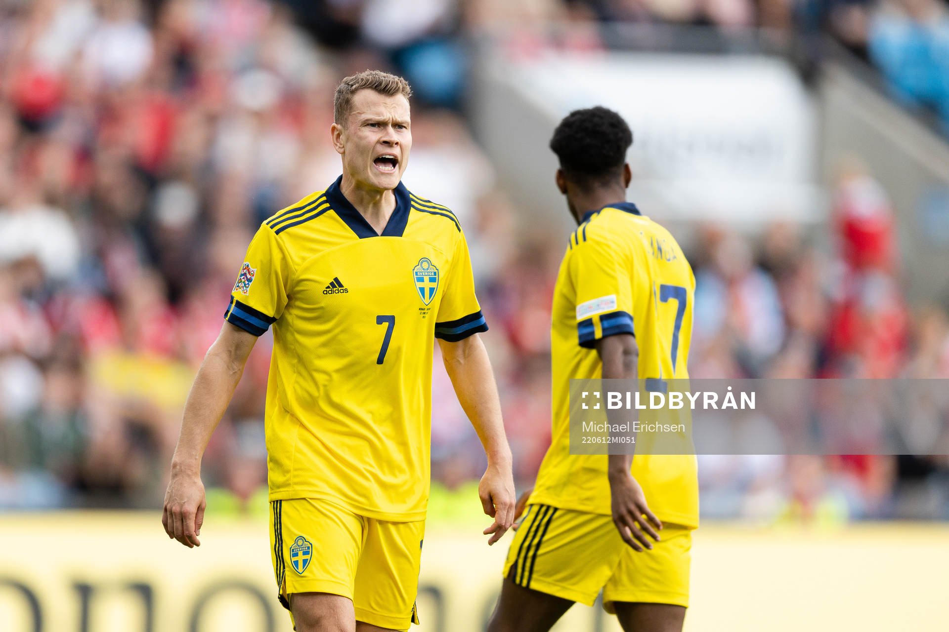 Viktor Claesson of Sweden reacts