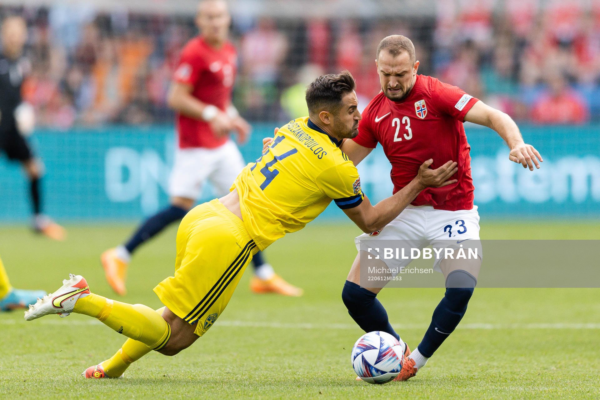 Sotirios Papagiannopoulos of Sweden and Veton Berisha of