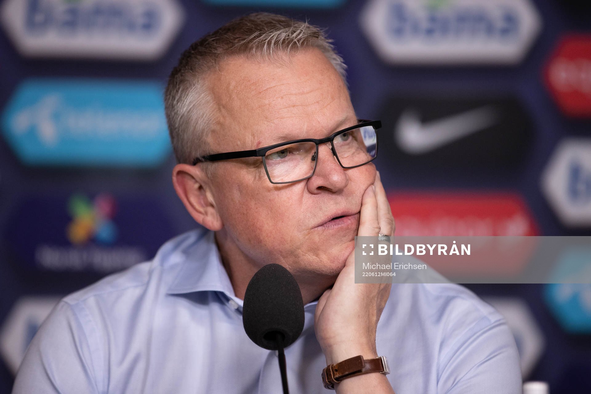 Head coach Janne Andersson of Sweden