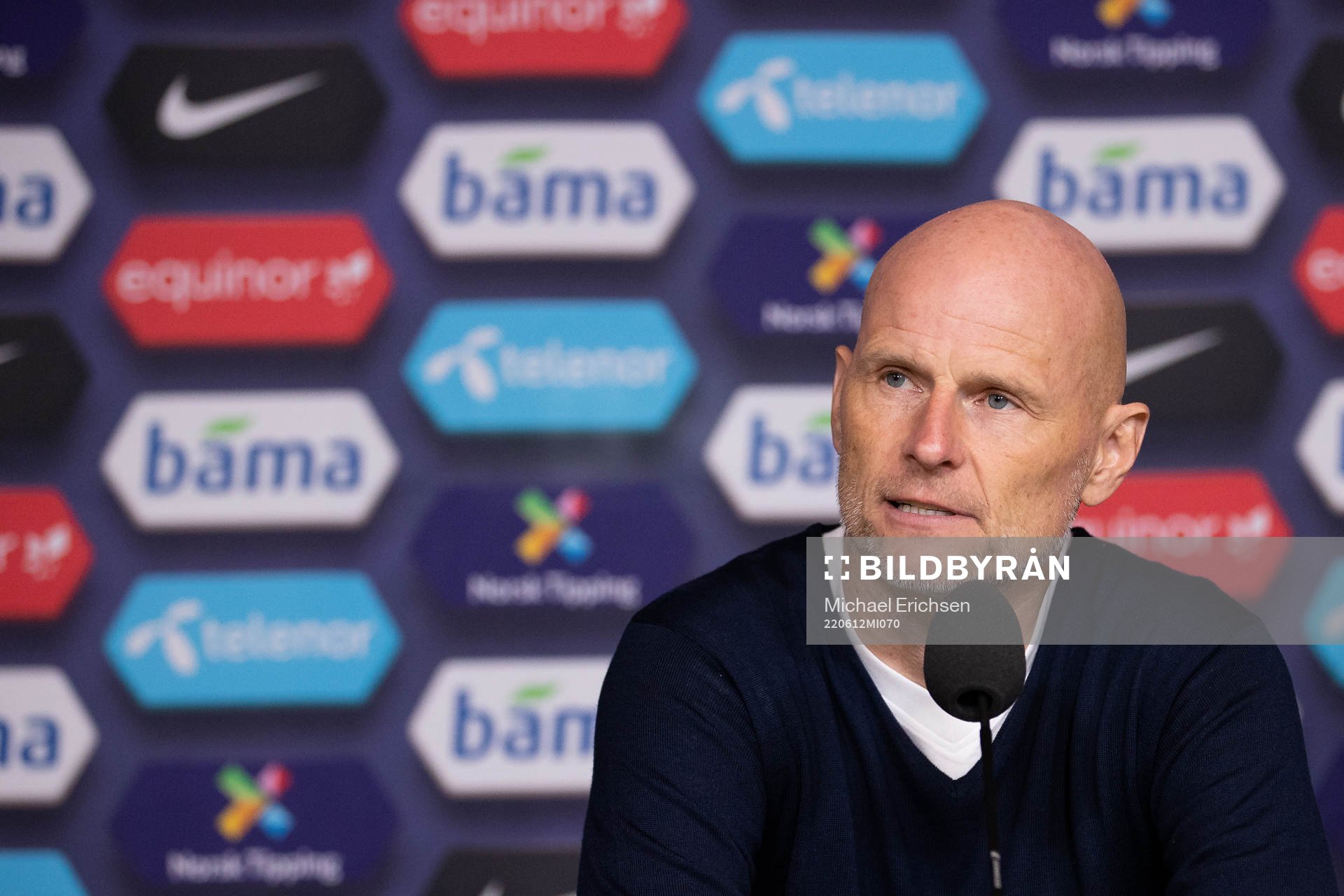 Ståle Solbakken, head coach of Norway