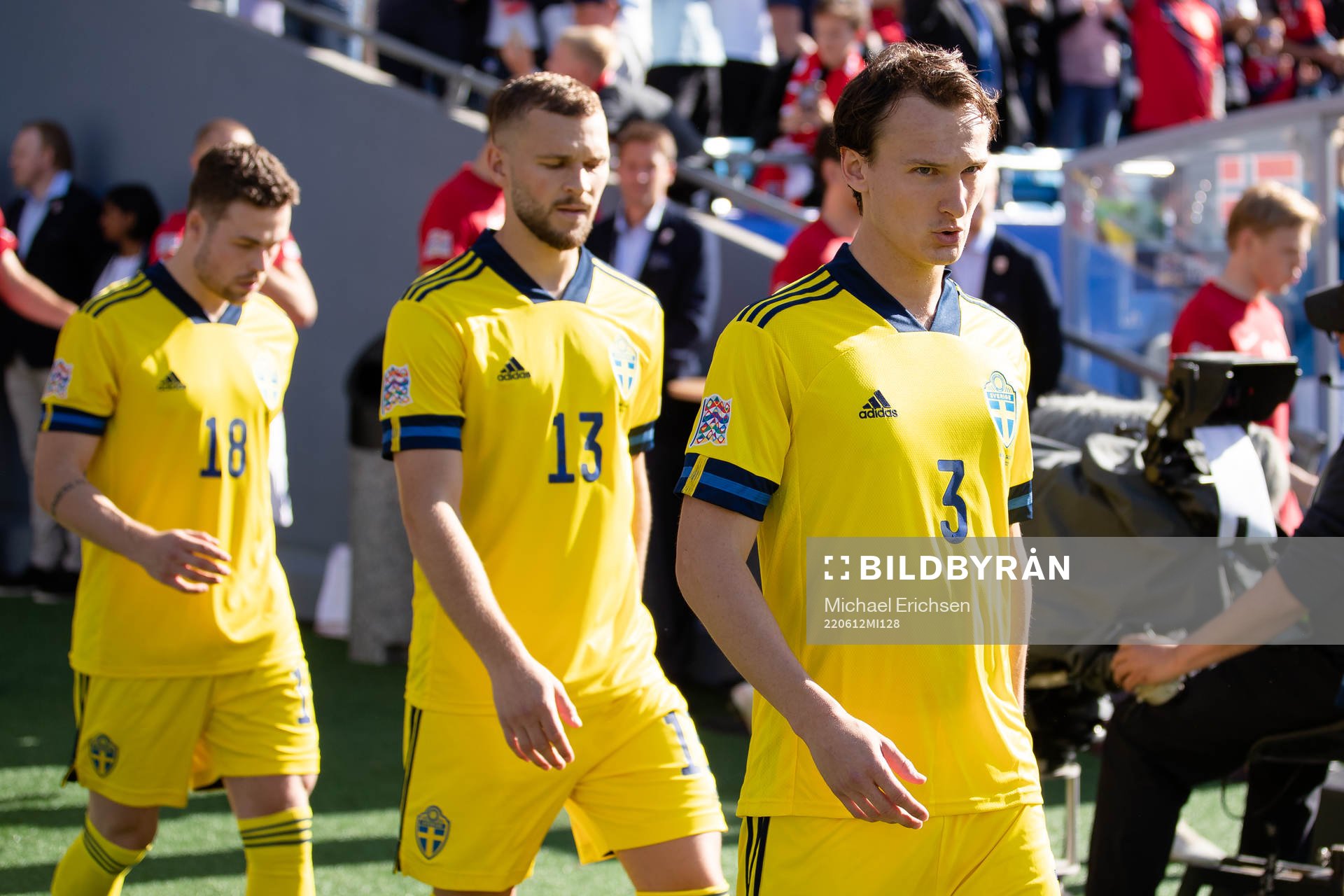 Gabriel Gudmundsson, Jesper Karlström and Hjalmar Ekdal of