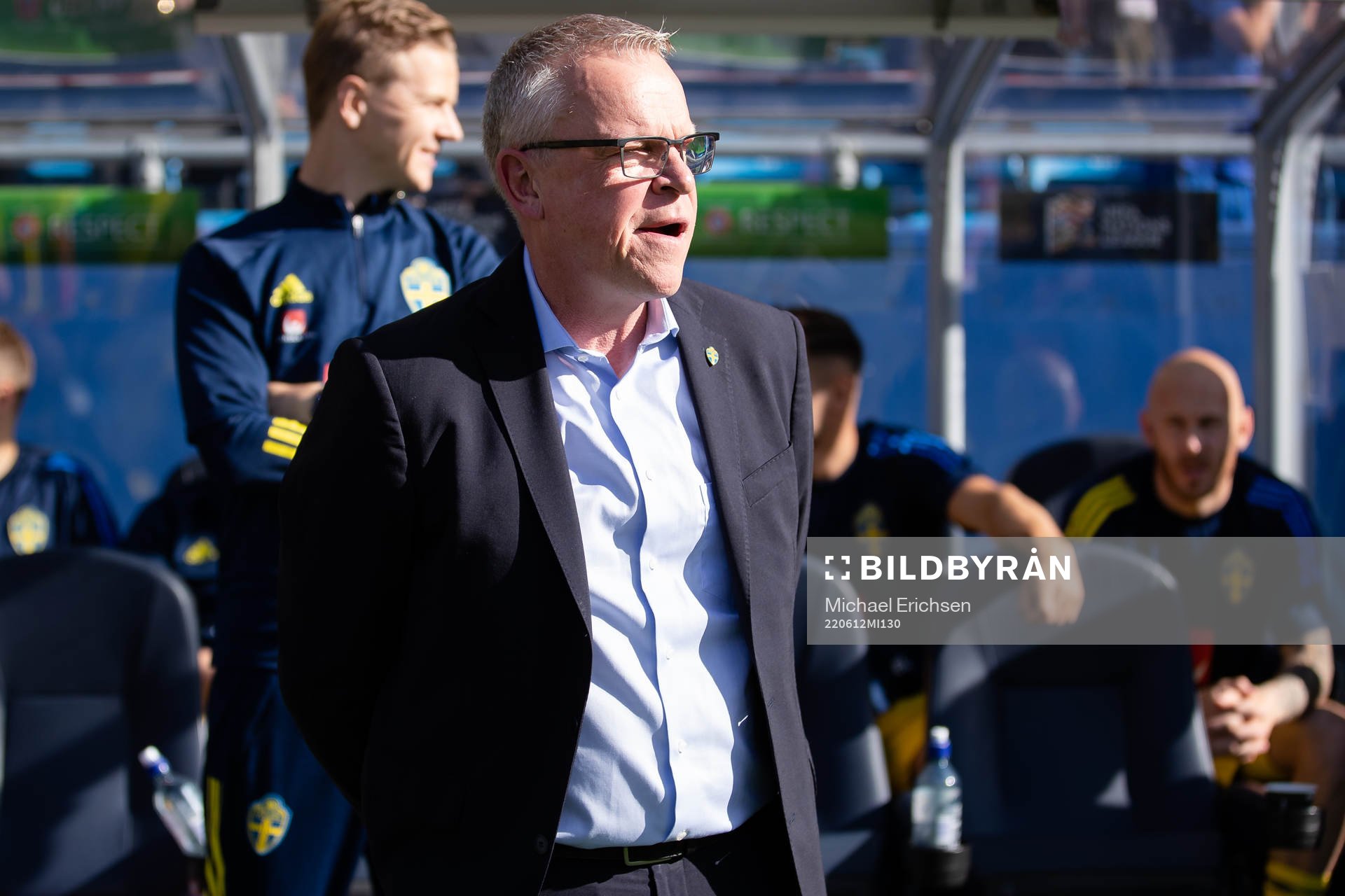 Janne Andersson, head coach of Sweden