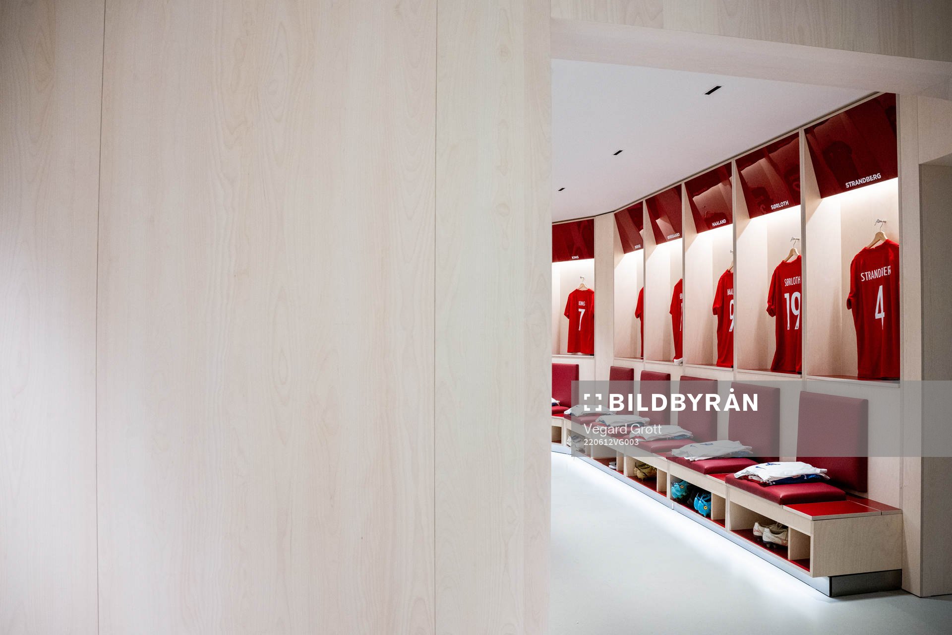 The dressing room of Norway