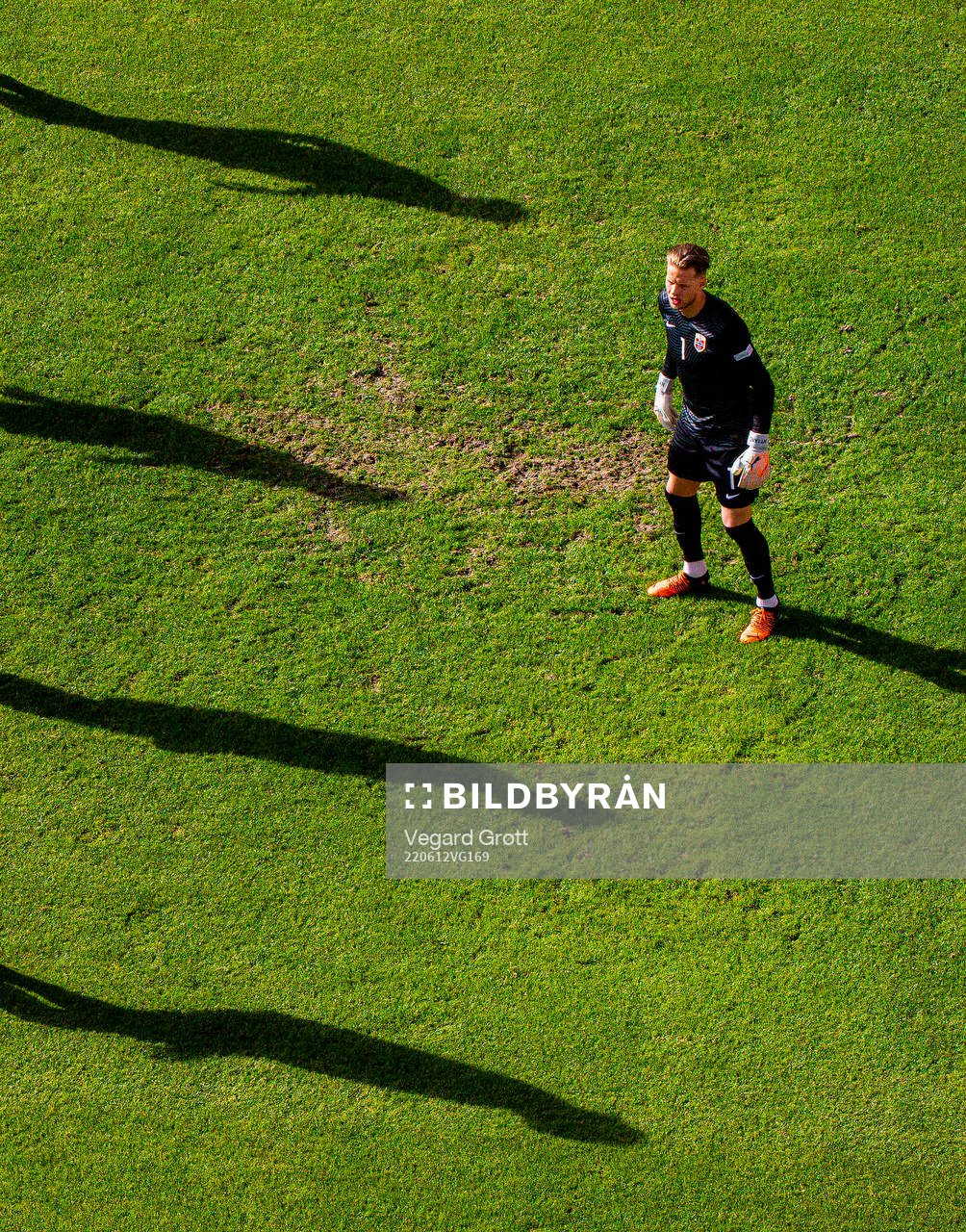 Goalkeeper Ørjan Håskjold Nyland of Norway