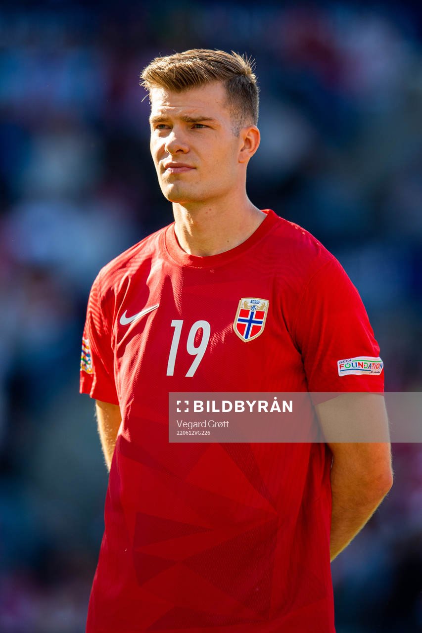 Alexander Sørloth of Norway