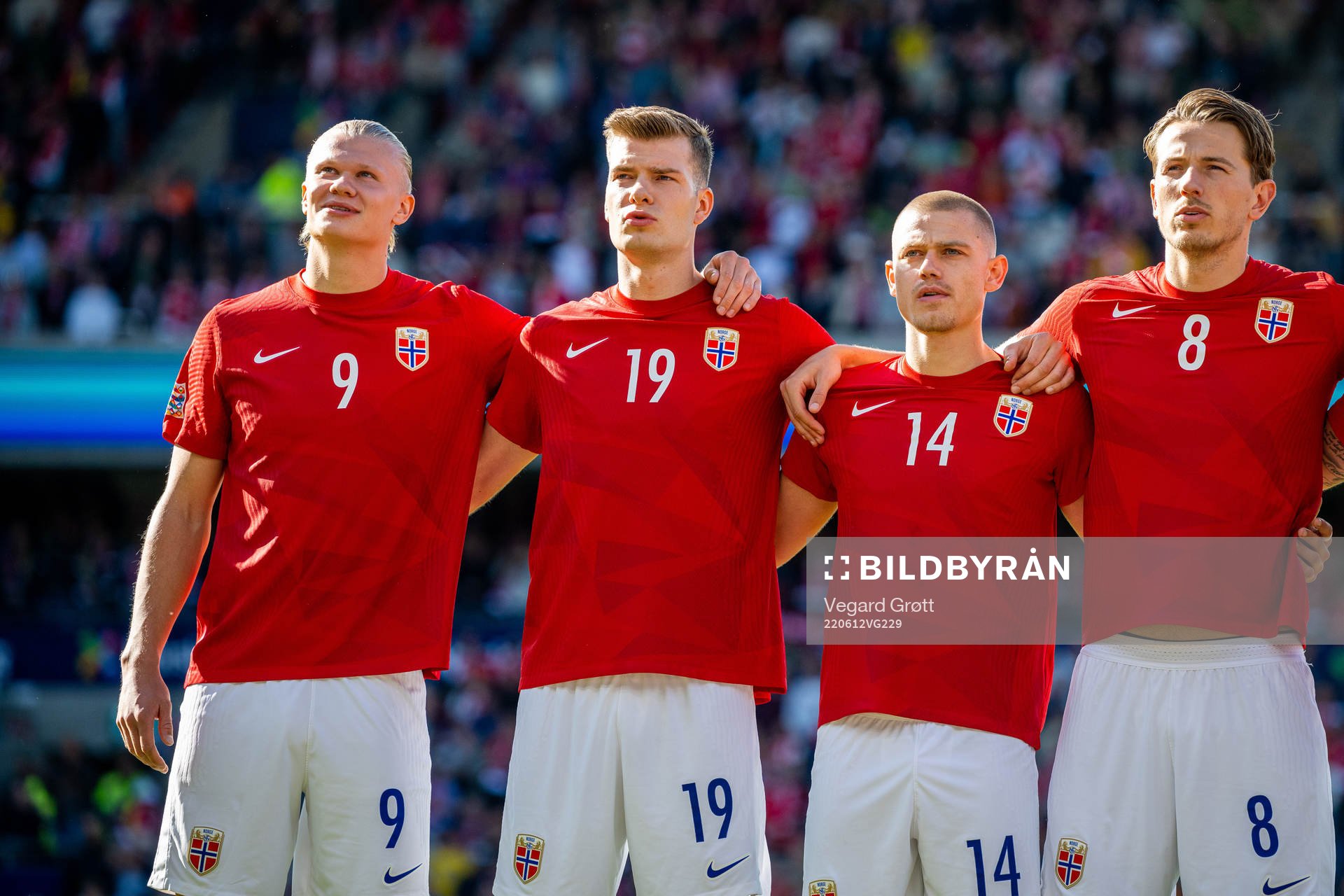 Erling Braut Haaland, Alexander Sørloth, Julian Ryerson