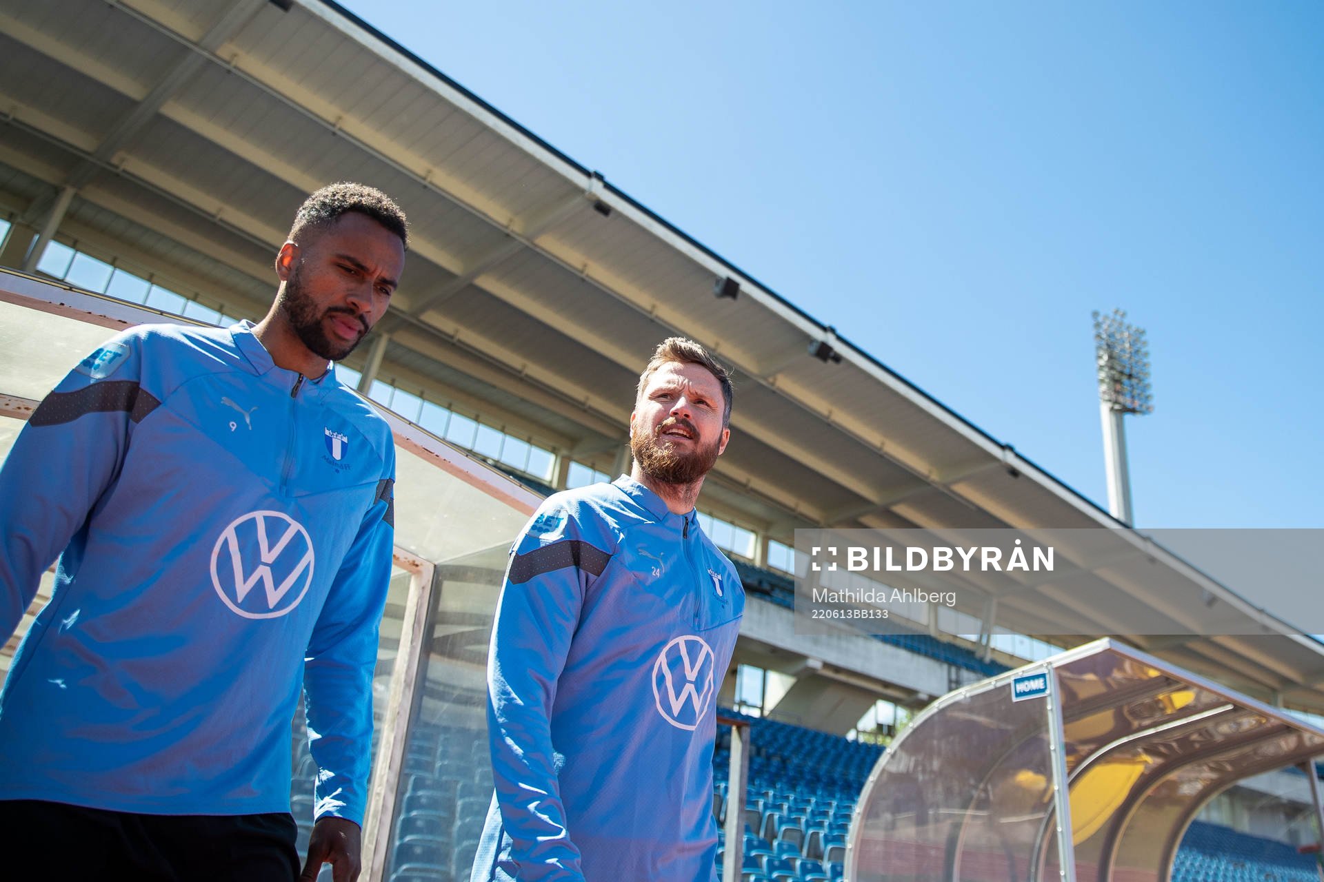 Isaac Kiese Thelin och Lasse Nielsen