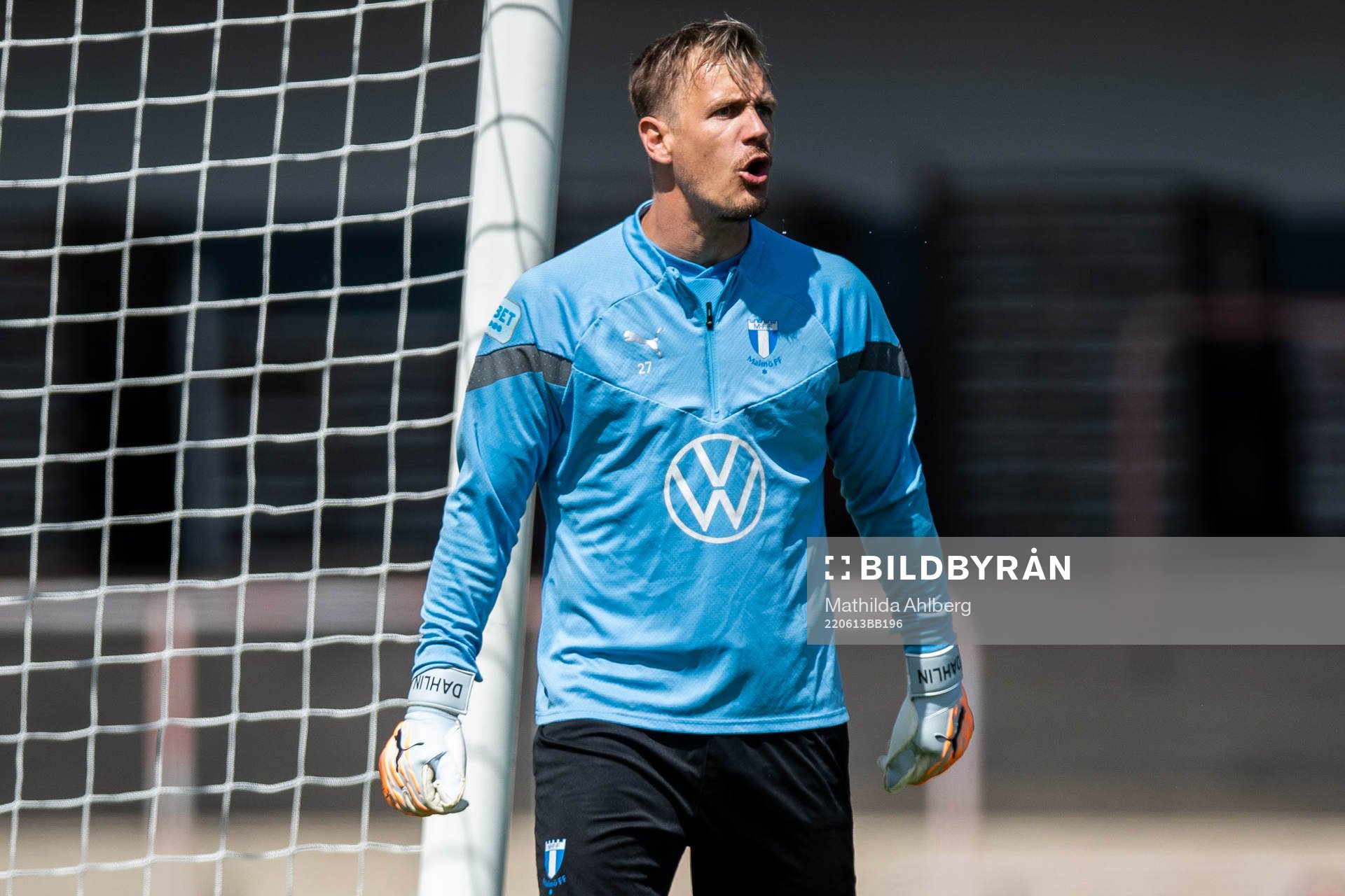 Målvakt Johan Dahlin