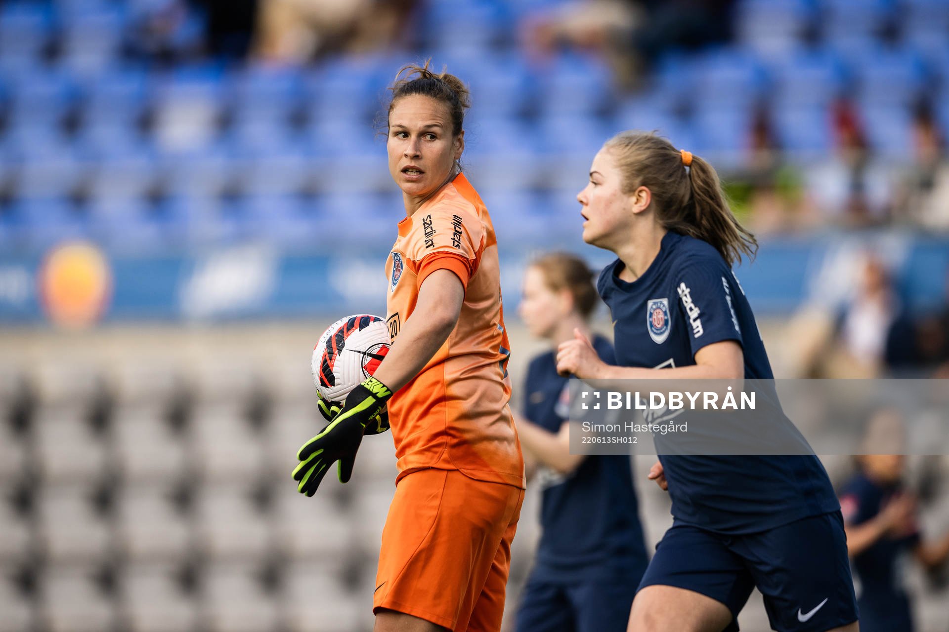 Eskilstuna Uniteds målvakt Katlynn Fraine