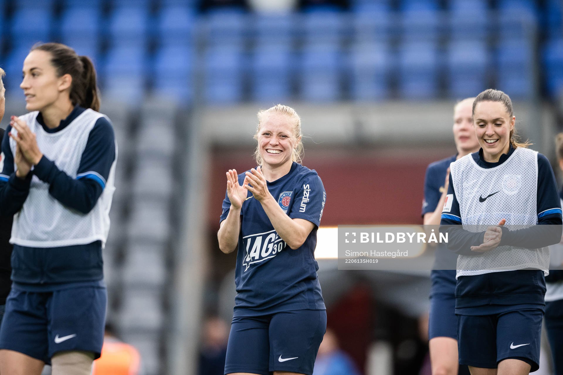 Eskilstuna Uniteds Mia Jalkerud jublar