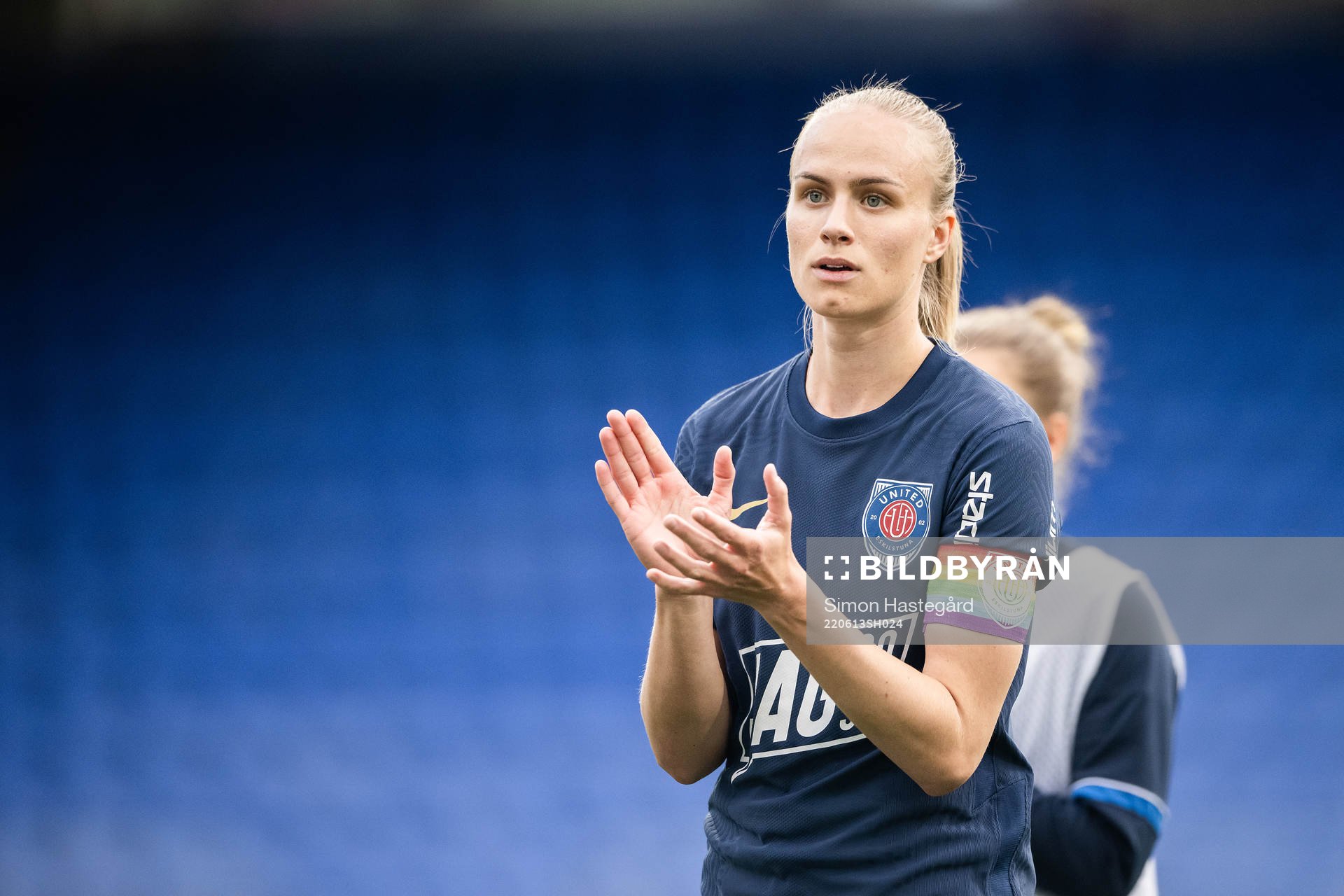 Eskilstuna Uniteds Matilda Plan jublar