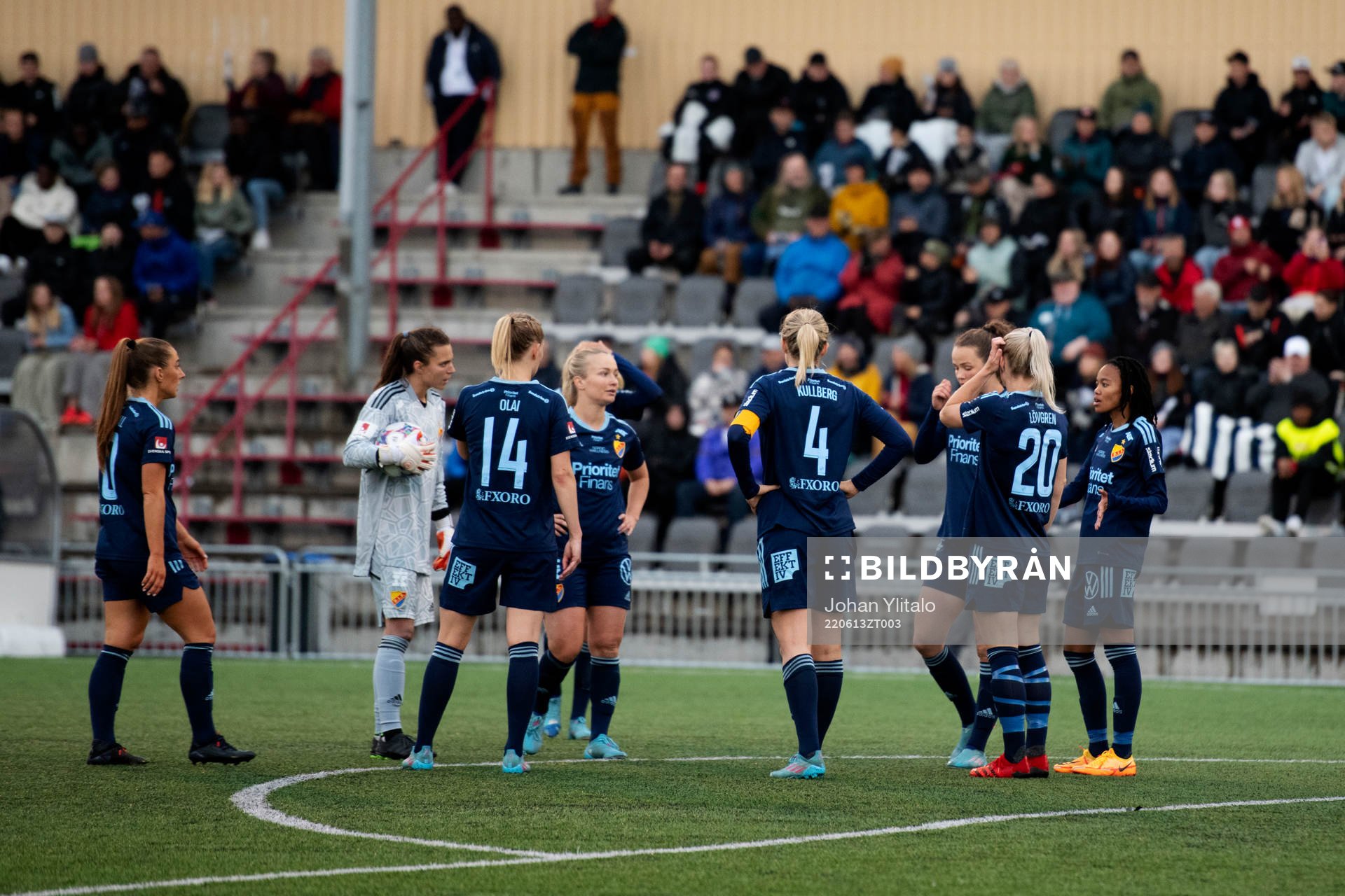 Djurgårdens spelare deppar