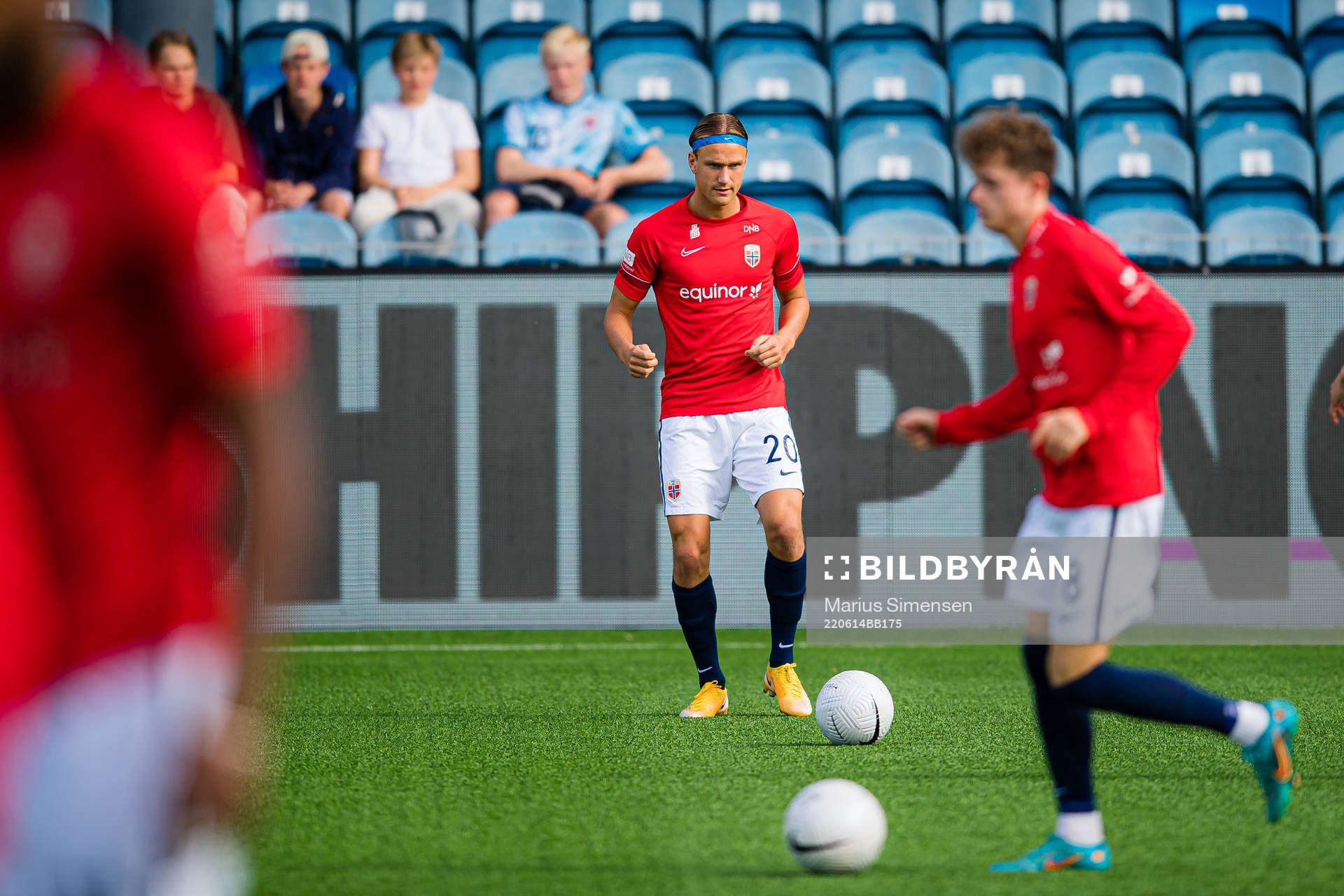 Erik Botheim of Norway warms up
