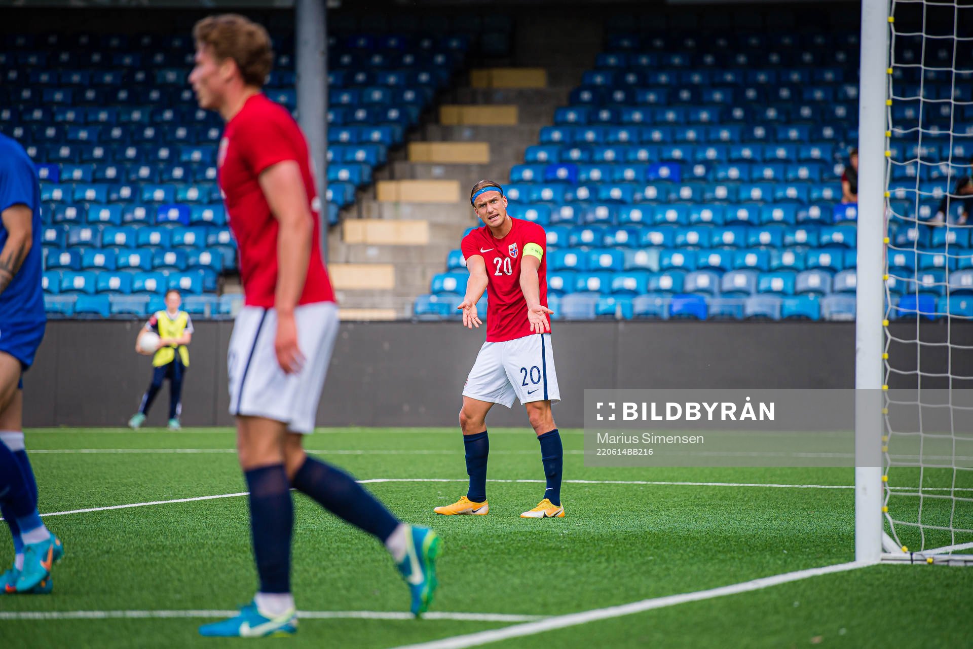 Erik Botheim of Norway reacts