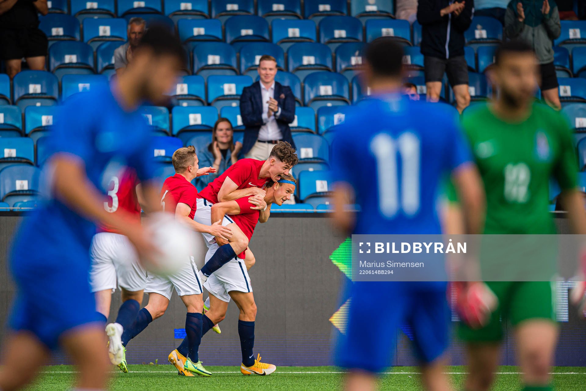 Erik Botheim of Norway celebrates